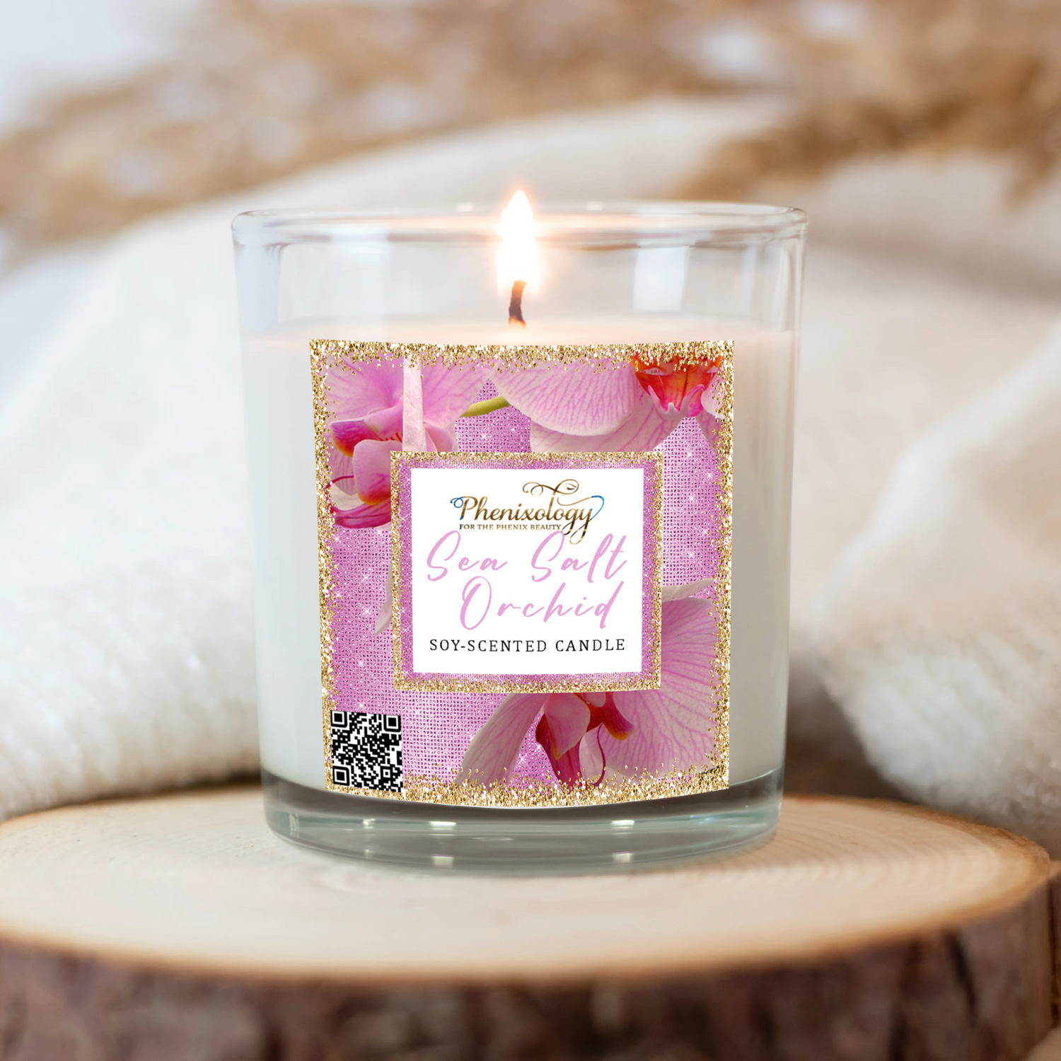 Sea Salt & Orchid Soy Candle