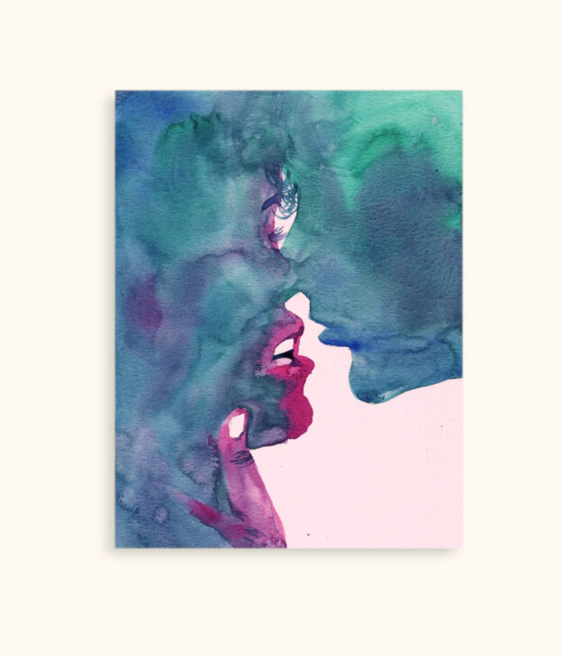 Pthalo Kiss Print