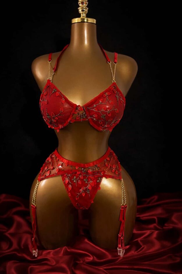 Cherry Bomb Lingerie Set