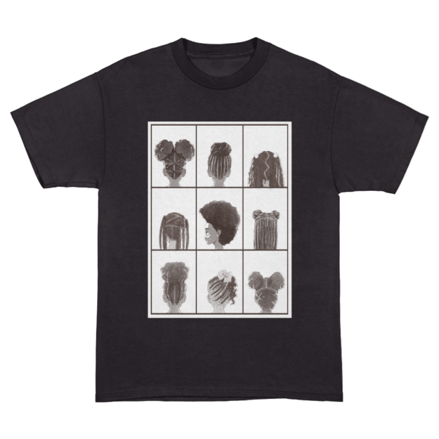Hair Grid Graphic T-shirt