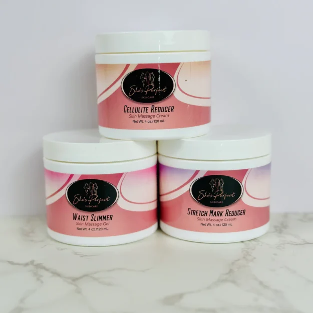 Waist Slimming, Cellulite & Stretch Mark Cream Combo - Beauty, Skincare, Body Oils - She's Perfect Skincare
