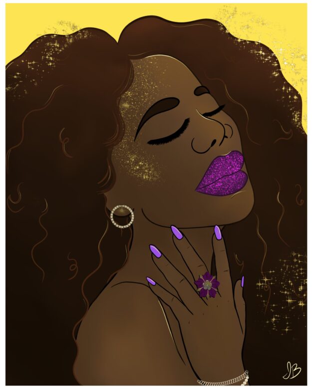 Art Print - Glitter & Gold - 11x14”