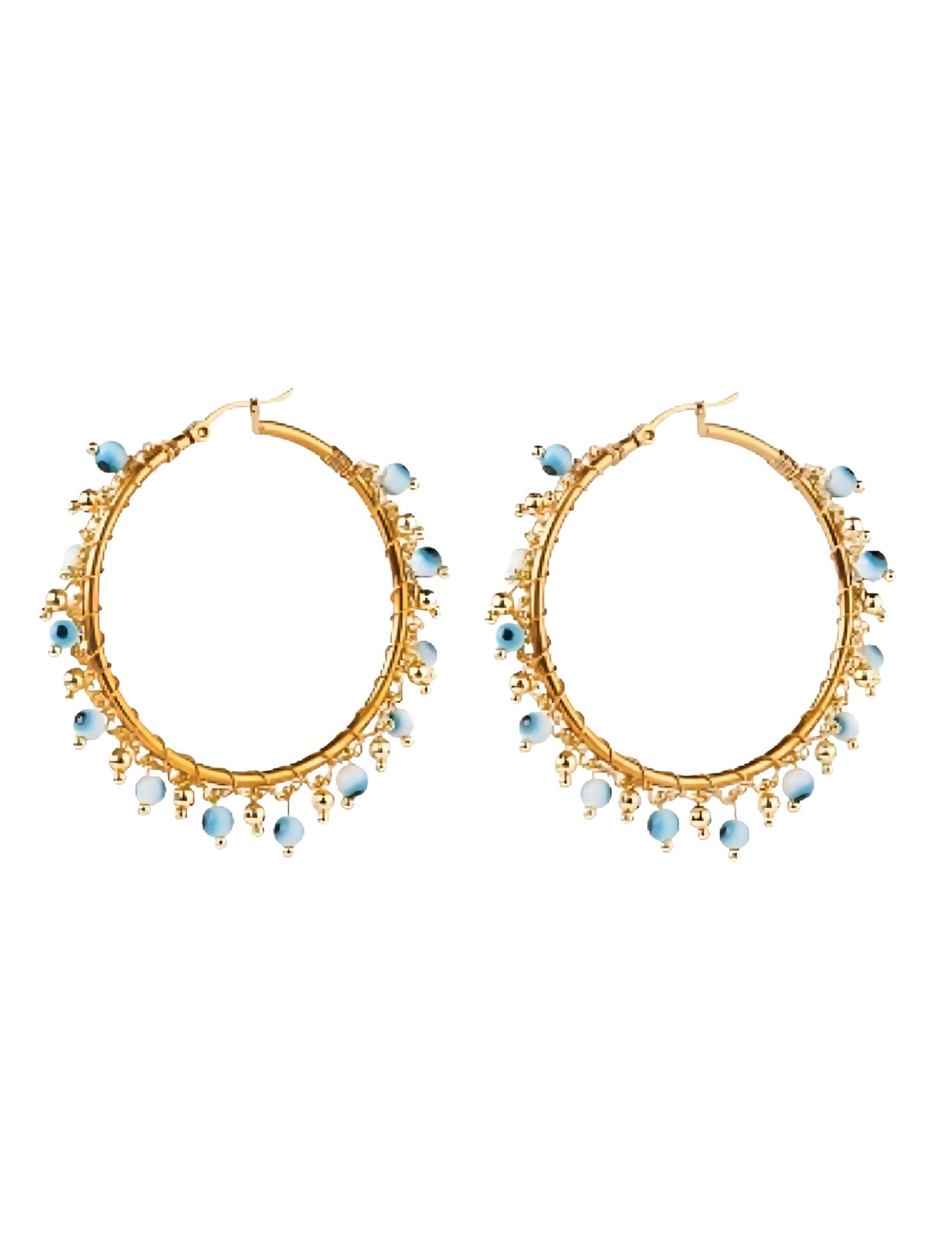 Evil Eye Hoop Earrings: Stylish and Protective Jewelry - (Uncategorized)