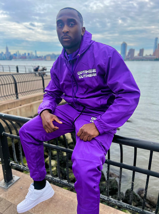 Purple Rain Windbreaker Set
