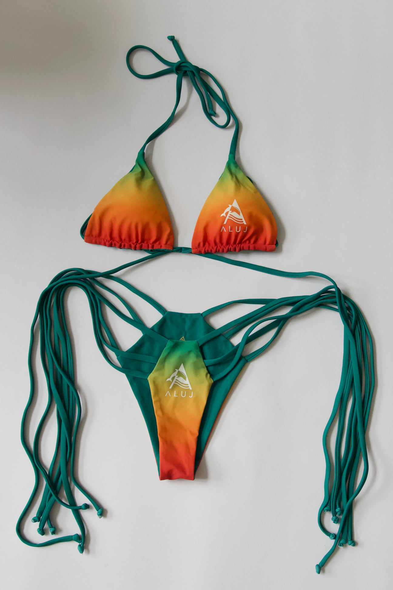 Green Sunrise Tropics Bikini - Fashion, Clothes, Swimwear / Bathing Suits