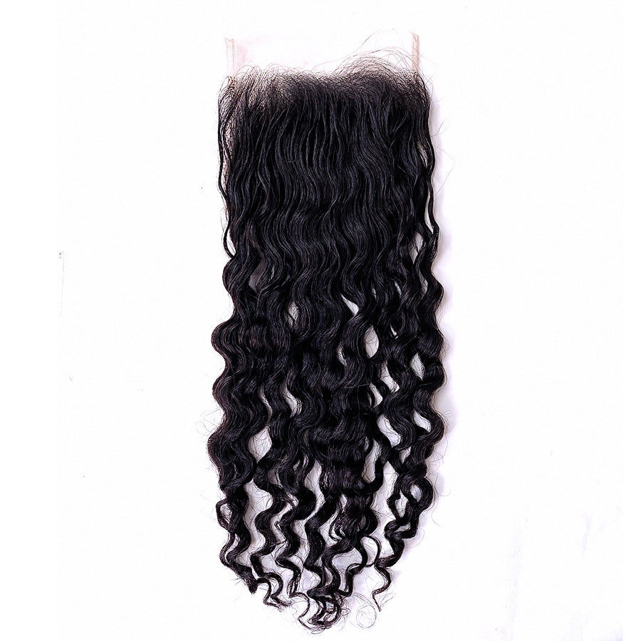 YUMMY Raw Burma Curly HD Lace Closure -Burmese - Beauty, Hair, Hair Extensions - curly hair extensions