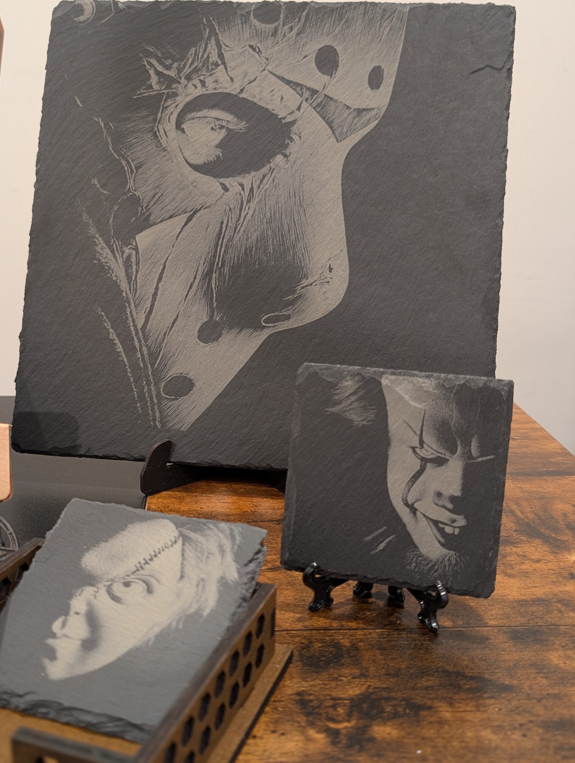 Horror Movie Themed Slate Coaster