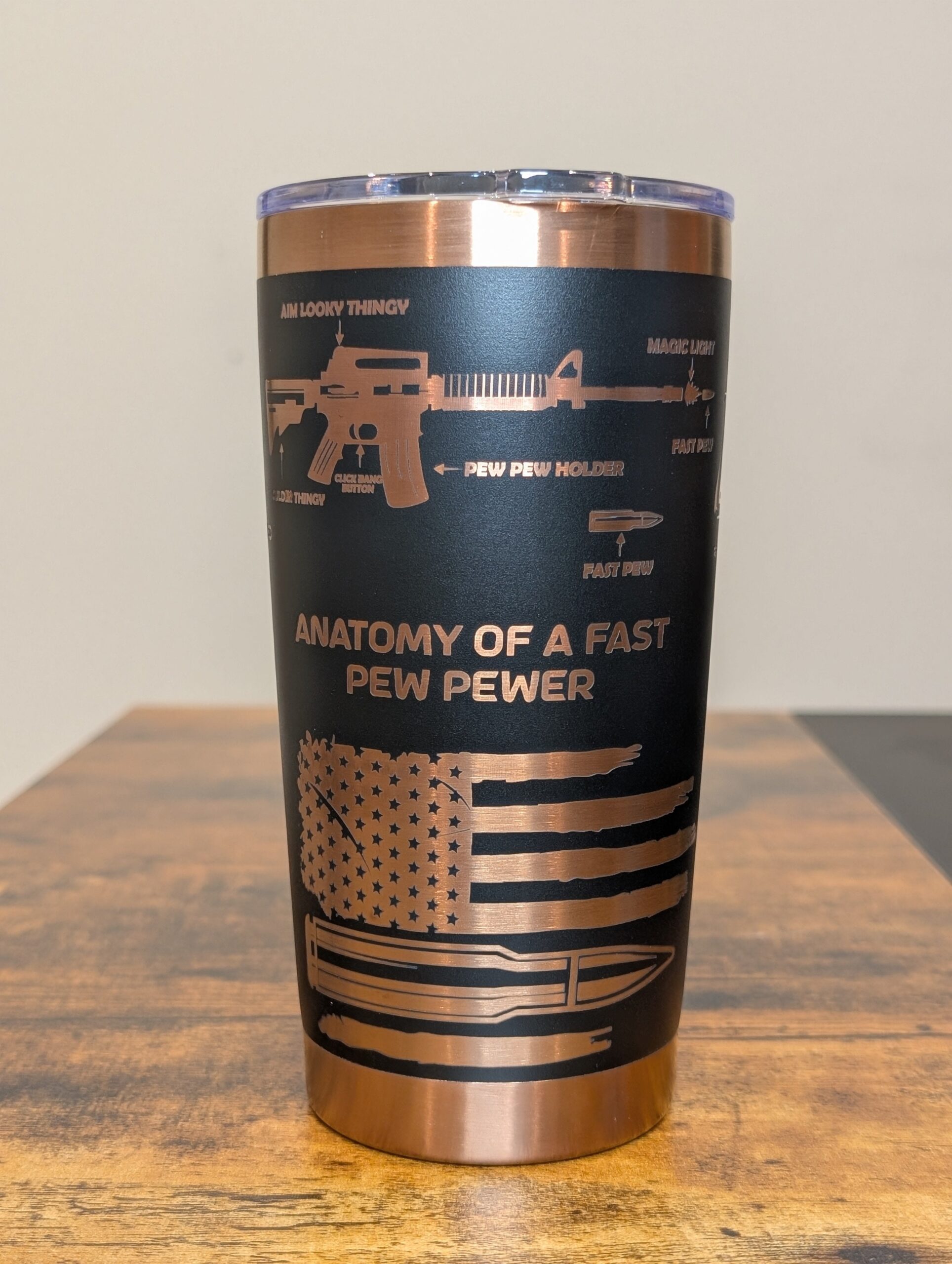 "Anatomy of a Pew" 20oz Tumbler