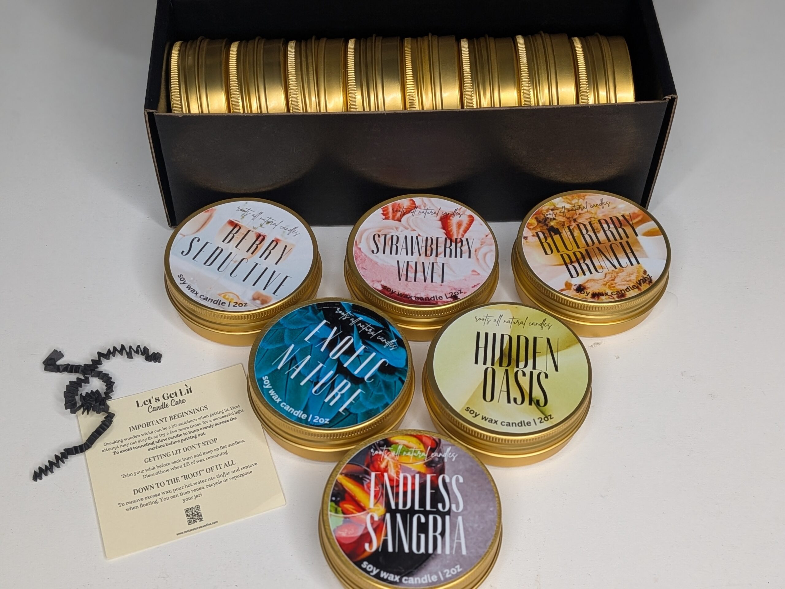Bloom and Breeze sample tins
