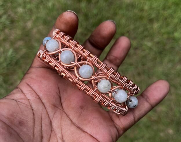 Copper Labradorite Bracelet/Adjustable
