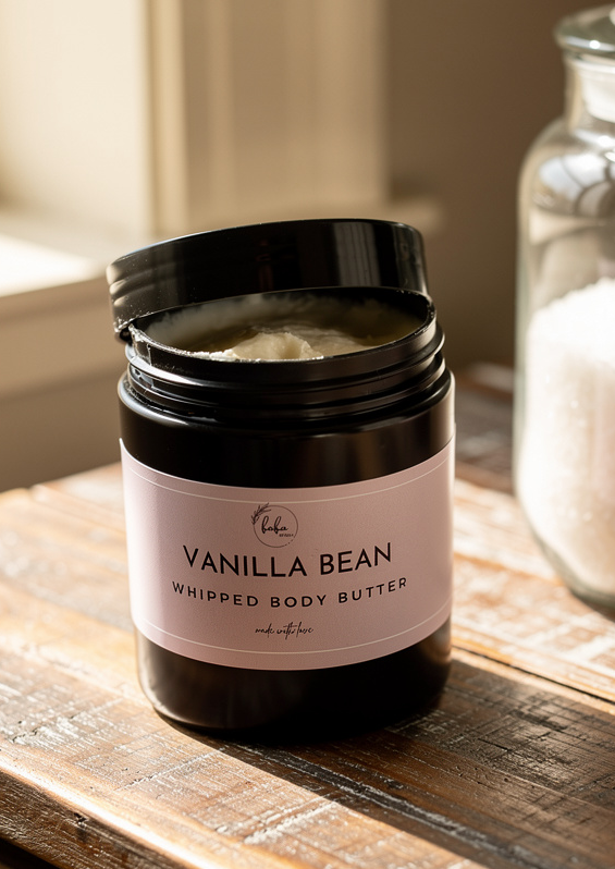 Vanilla Bean Whipped Shea Butter 200g