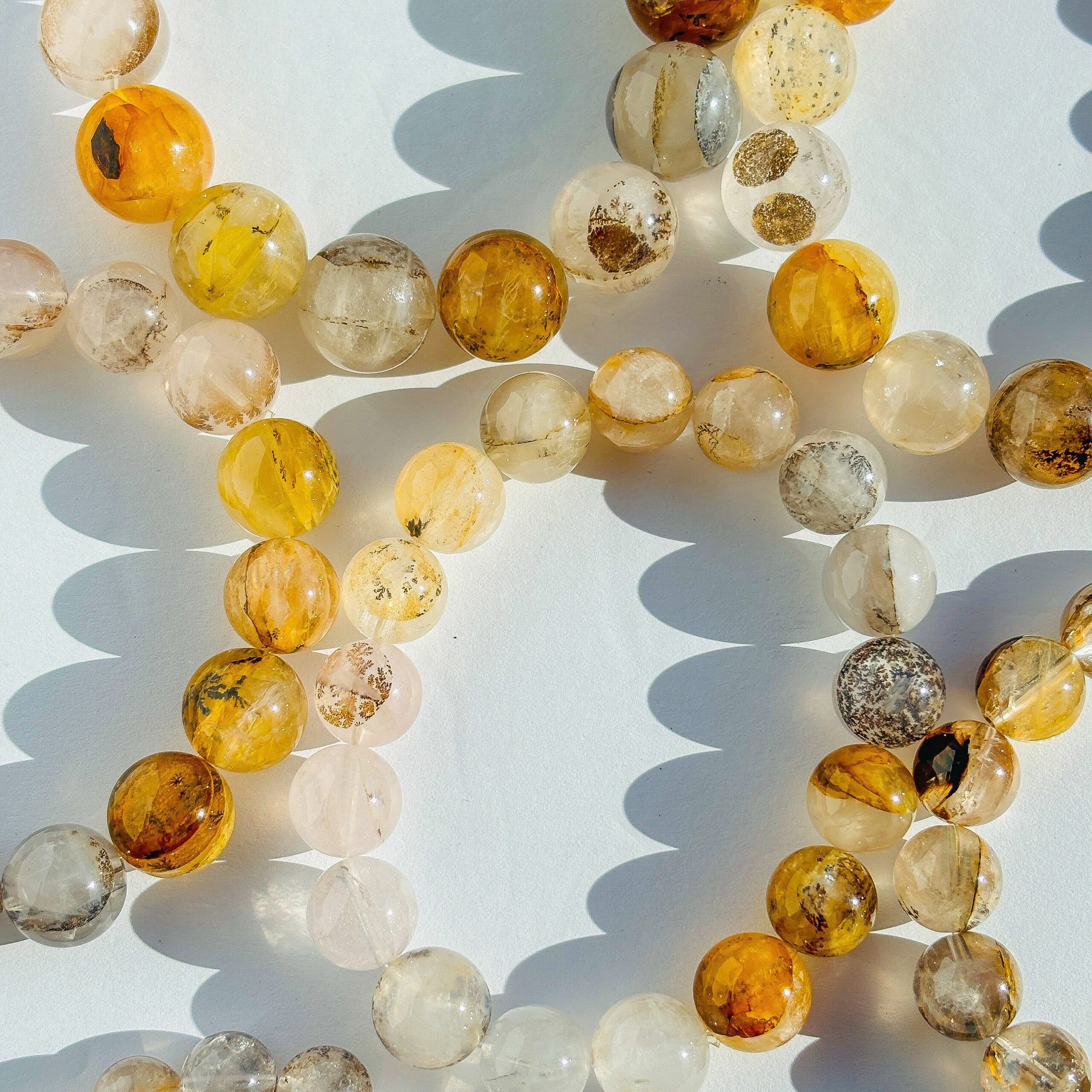 Dendritic Golden Healer Bracelet: Balance & Restoration