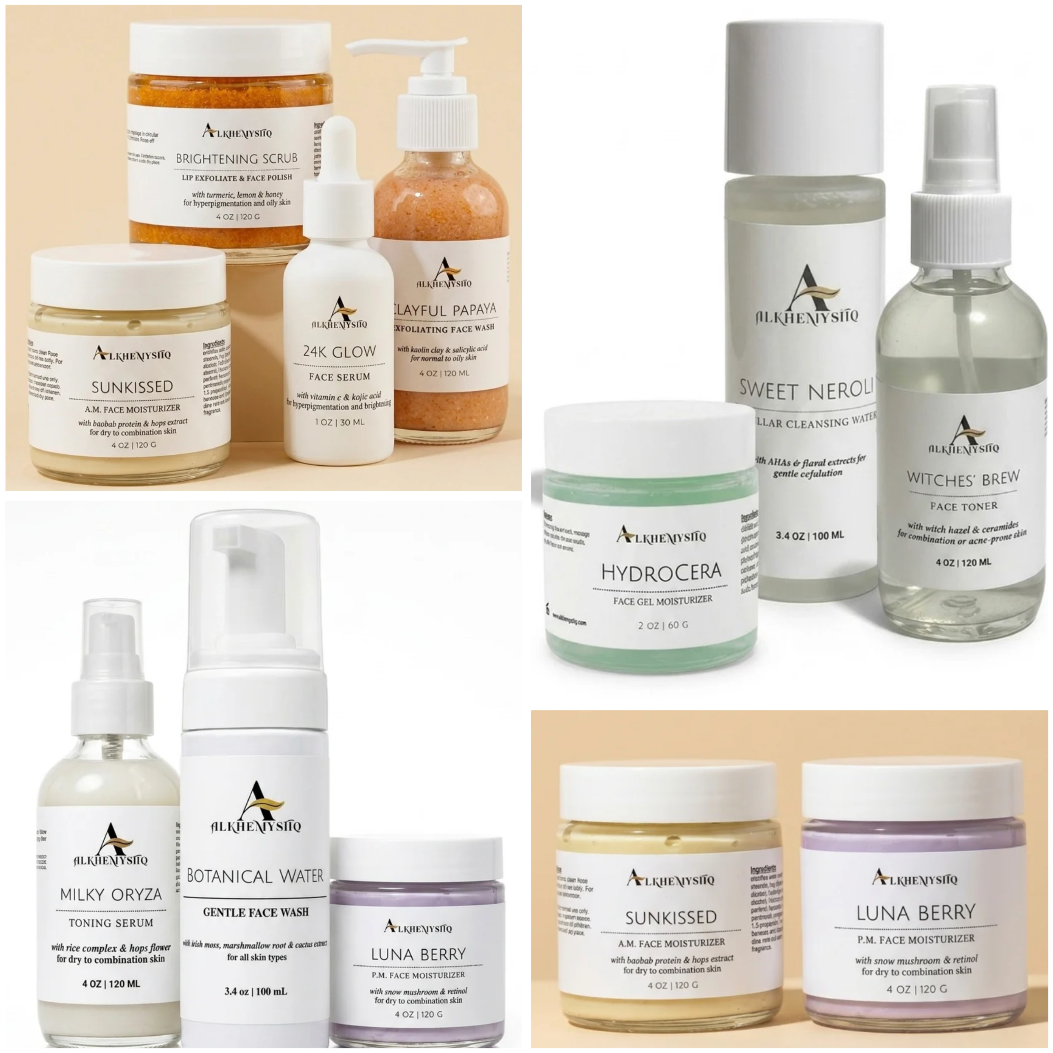 Skincare Bundles - Beauty, Skincare - acne, combination, Dark spots, dry, Hyperpigmentation, oily, Scrub, serum