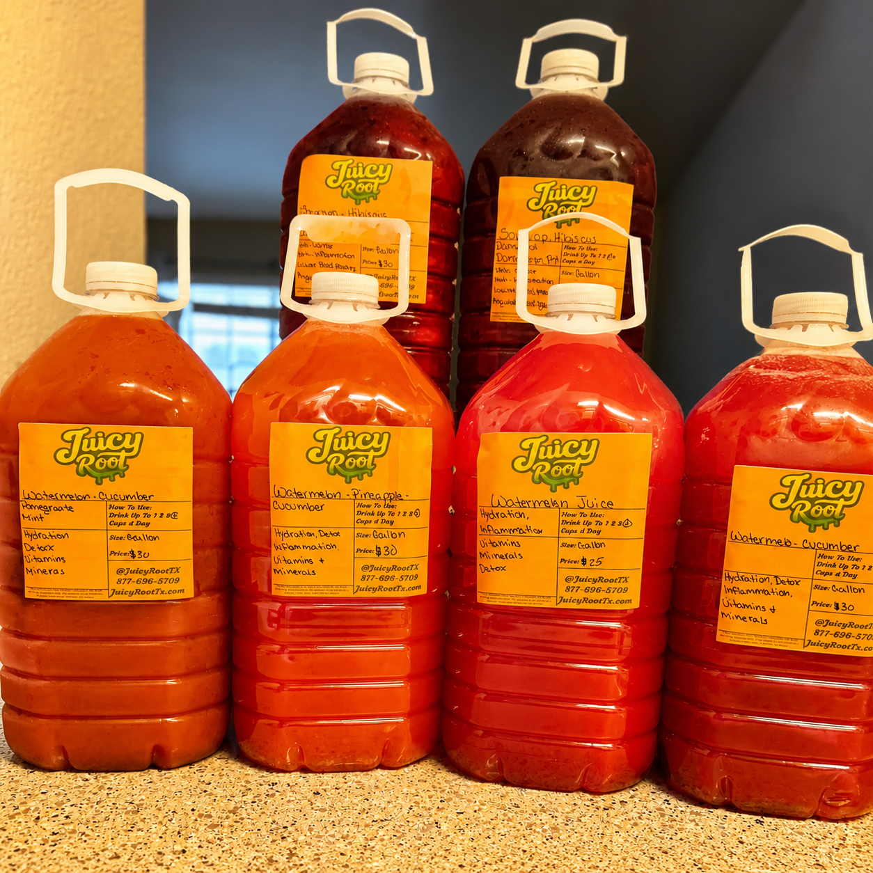 100% Natural Juice - Herbs / Teas - Ginger, Herbals, Herbs, Juice, Seamoss, Tamarind, watermelon