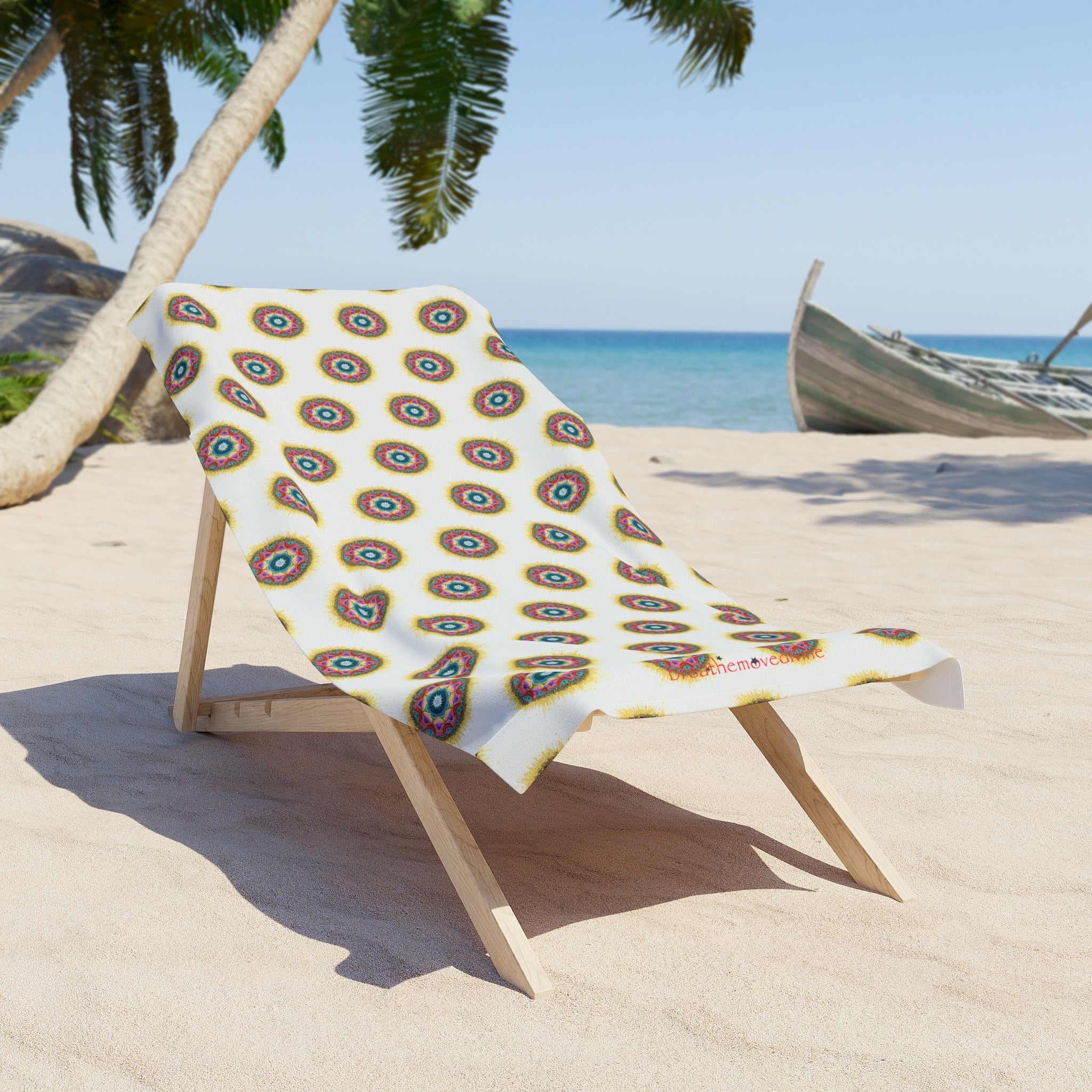 7 Chakras by breathemovedivine Patterned Beach Towel – Summer with Style - (Uncategorized)