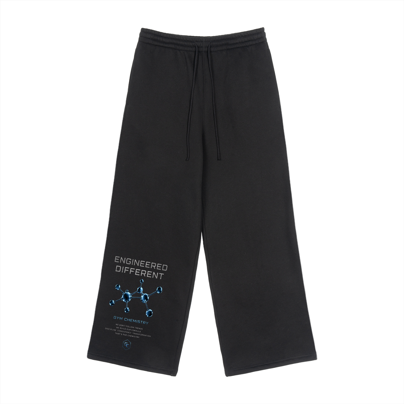 Fleece Drawstring Straight-Leg Sweatpants - Sweatpants, Activewear