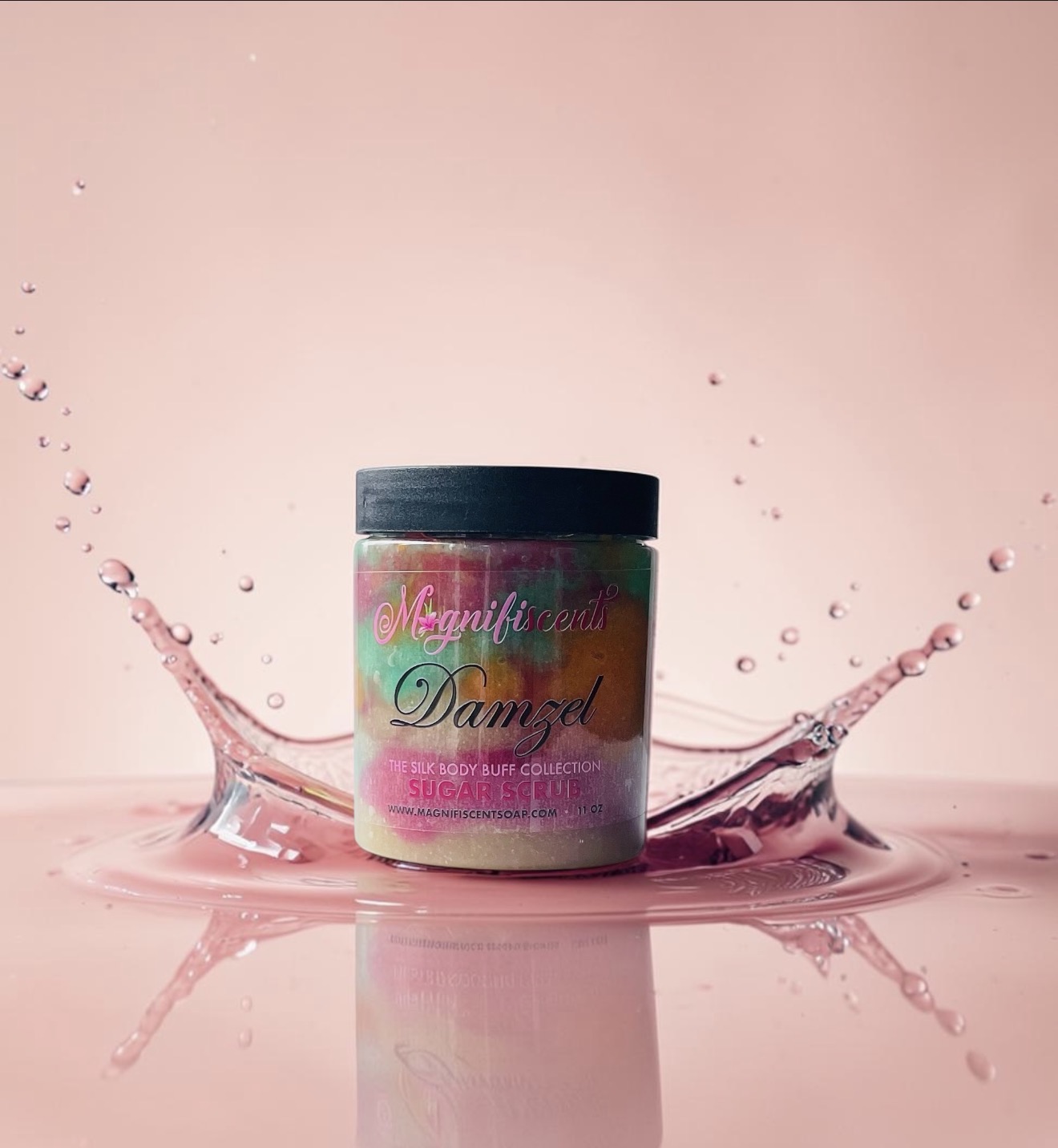 Damzel Silk Body Buff - Scrubs - body buff, exfoliate, exfoliation, smooth skin, Sugar scrub, Women’s gift, women’s sugar scrub