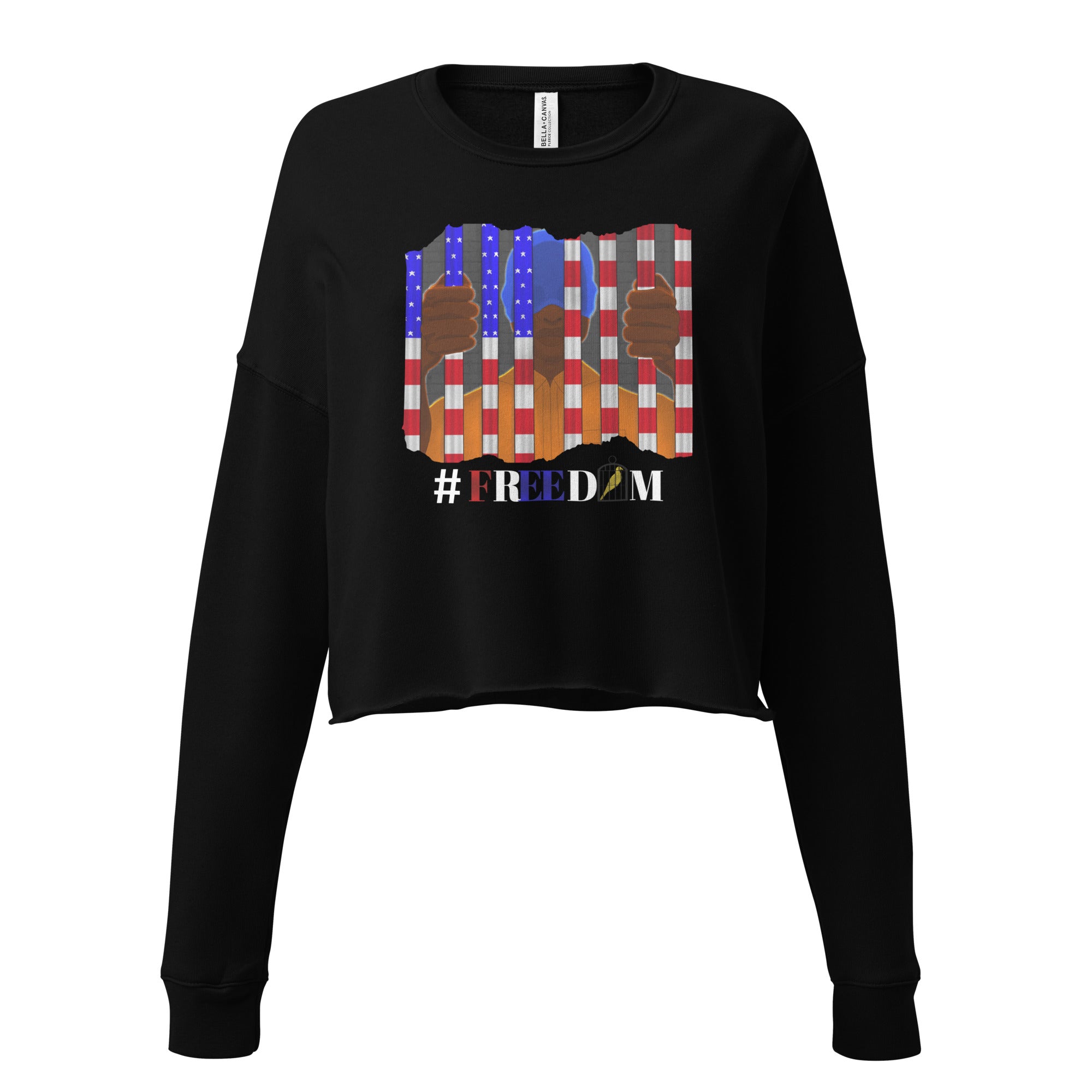#FREEDOM Crop Sweatshirt - Fashion, Children's Longsleeve, Children's Shirts, Longsleeve Shirts, Men's Long Sleeve Shirts