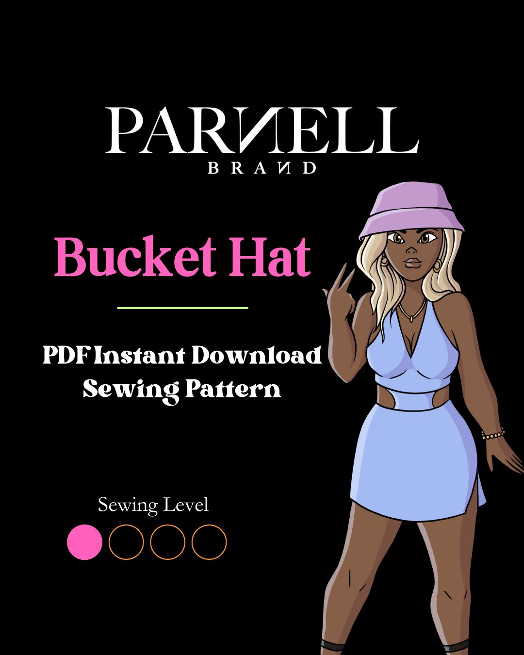 Bucket Hat | PDF Sewing Pattern | - Fashion, Handmade / Crochet / Knitting, (Uncategorized)