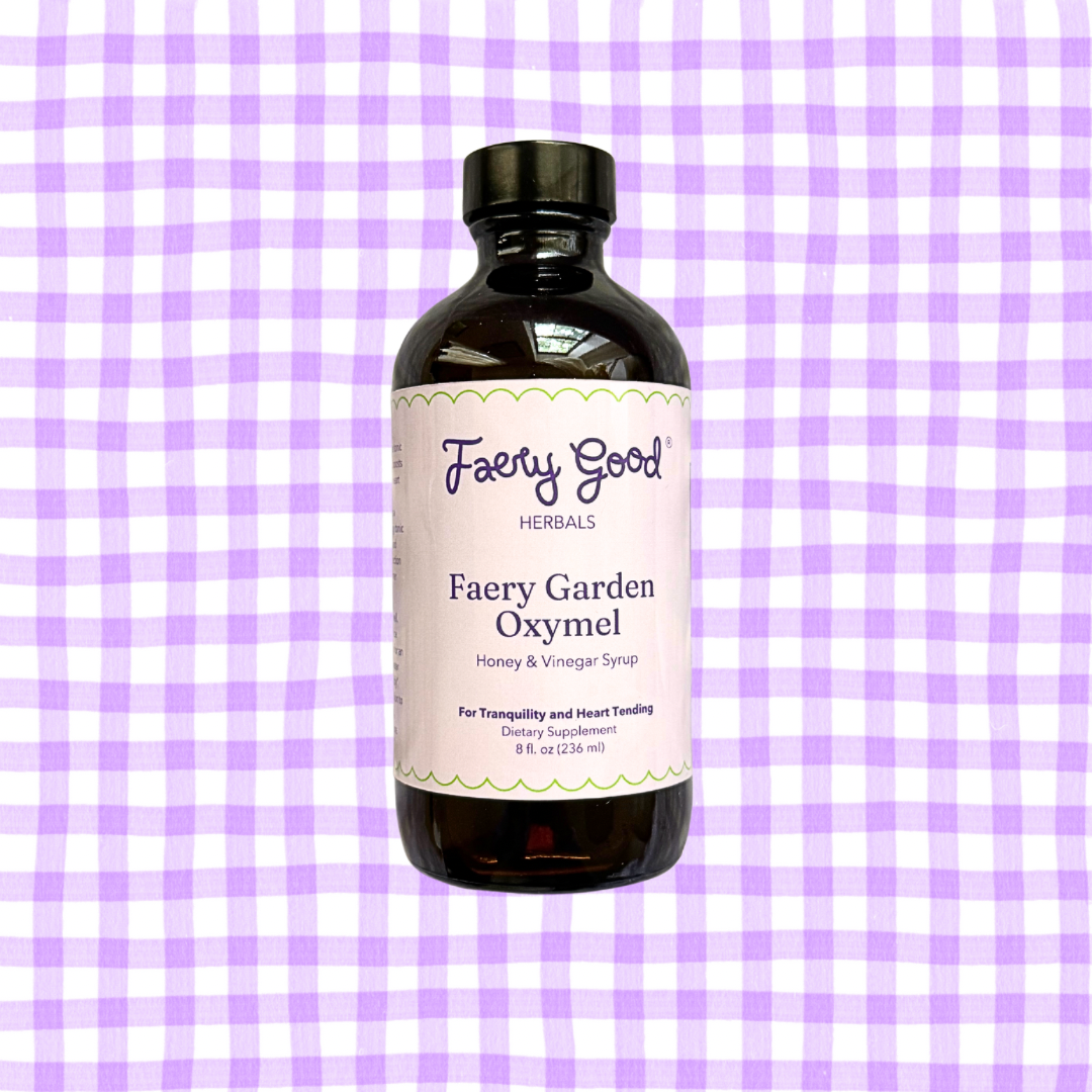 Faery Garden Oxymel | Digestive Tonic for Tranquility and Heart Tending - Services, Health & Wellness