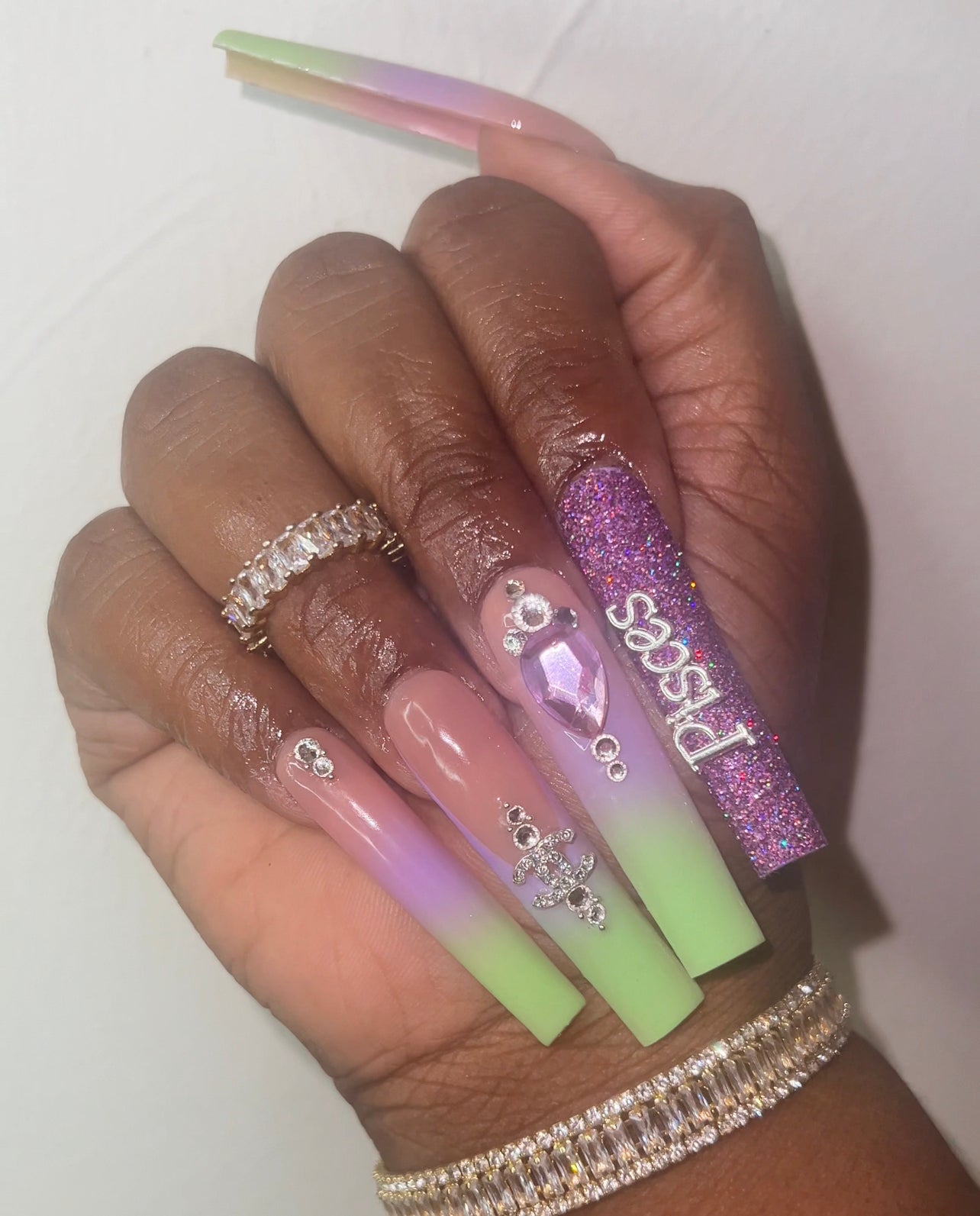 Pisces Szn - Nail Press-ons, (Uncategorized)
