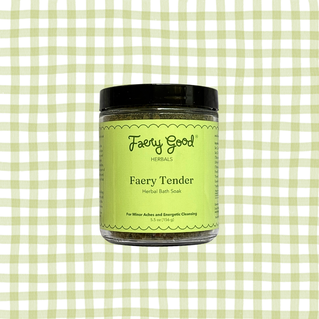 Faery Tender | Bath Soak for Minor Aches and Energetic Cleansing - Spiritual, Spiritual Bath