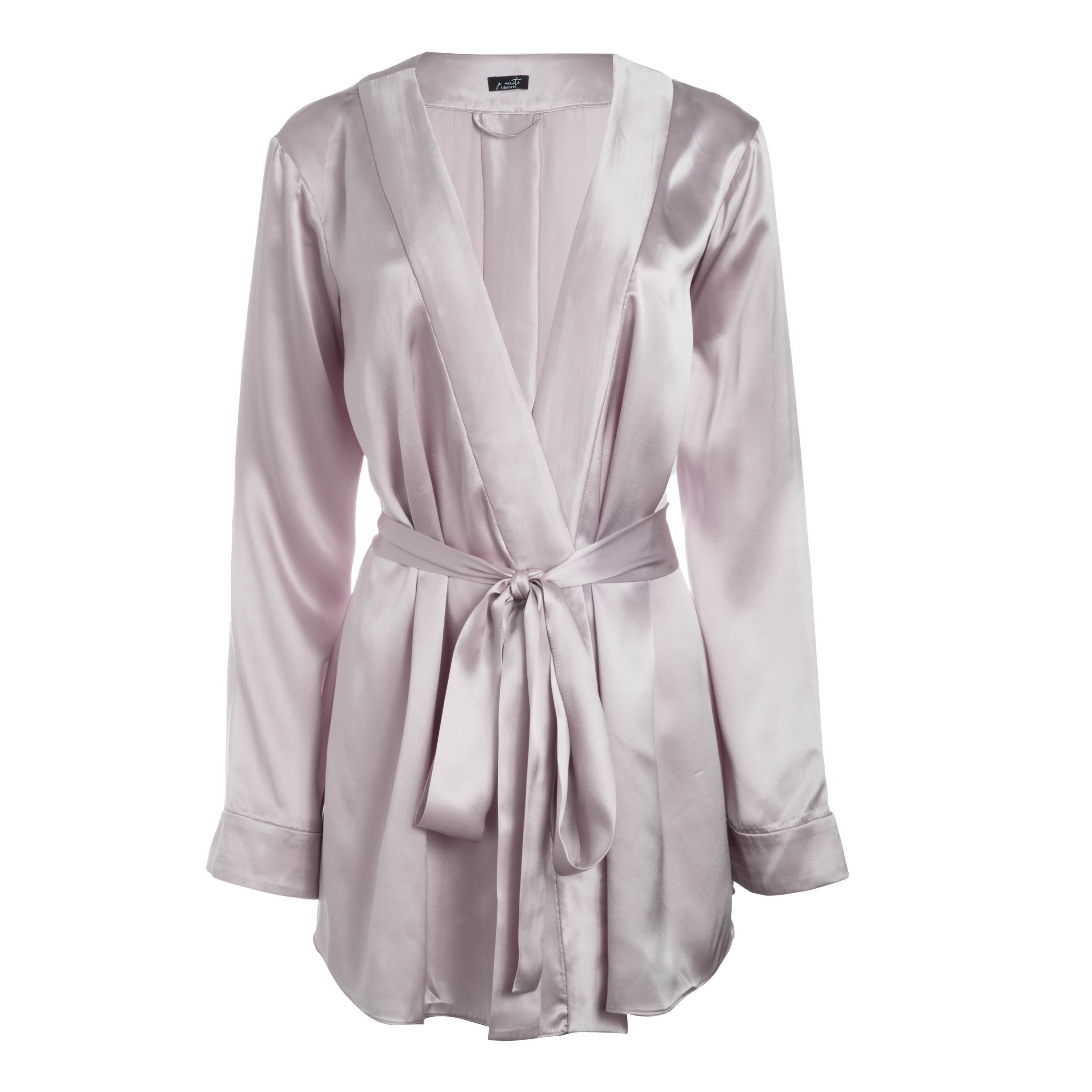 lola silk short robe in blush - Lingerie, Fashion, Clothes - blush, blush pink, charmeuse, loungewear, pink, robe, short robe, short silk robe, silk, silk chartreuse, silk loungewear, silk robe