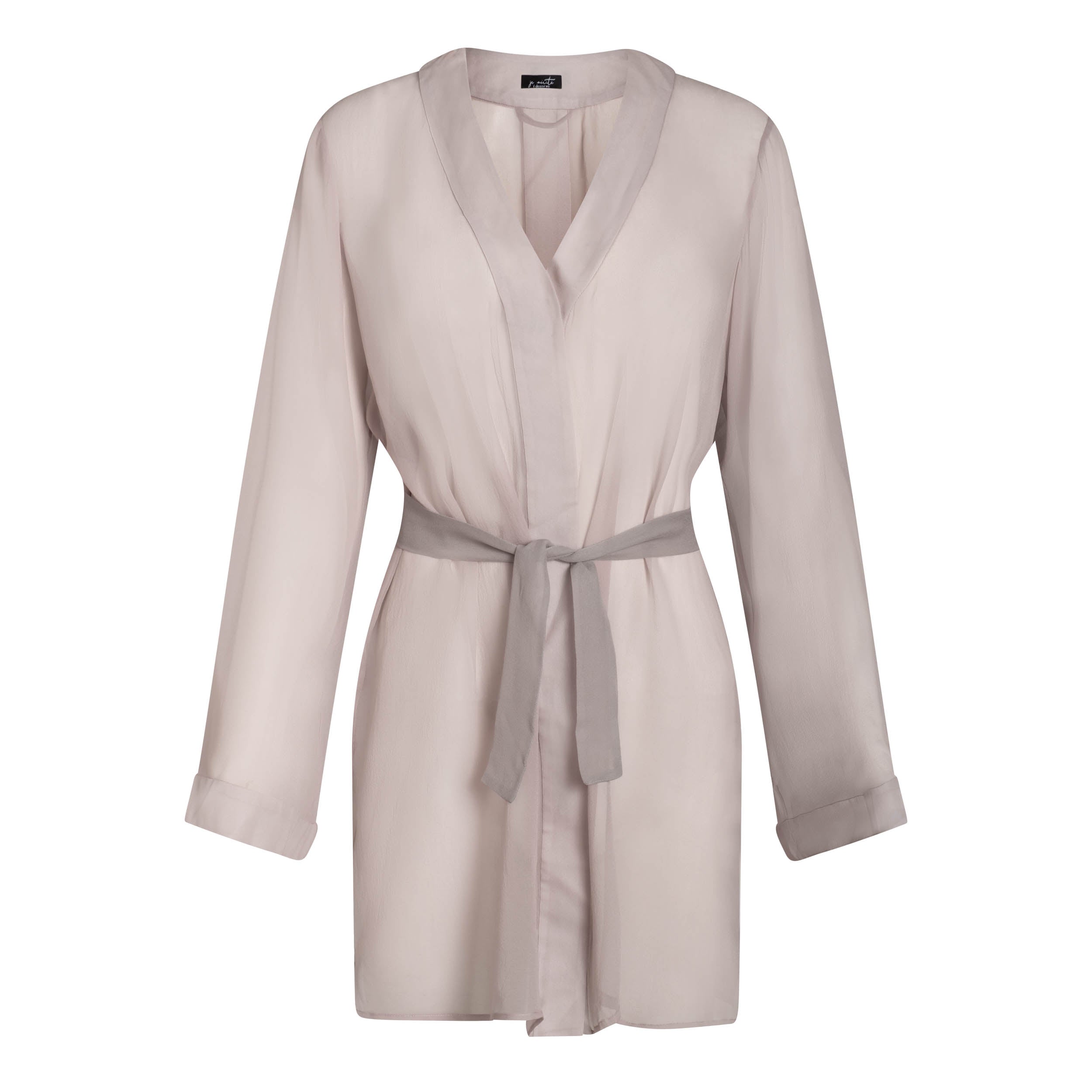 donna silk chiffon shirt dress in blush - Lingerie, Fashion, Clothes - blush, blush robe, blush shirtdress, chartreuse, chiffon, chiffon robe, dress, duster, loungewear, pink, Pink Robe, pink shirtdress, robe, shirt dress, shirtdress, silk, silk chiffon, silk loungewear, silk robe