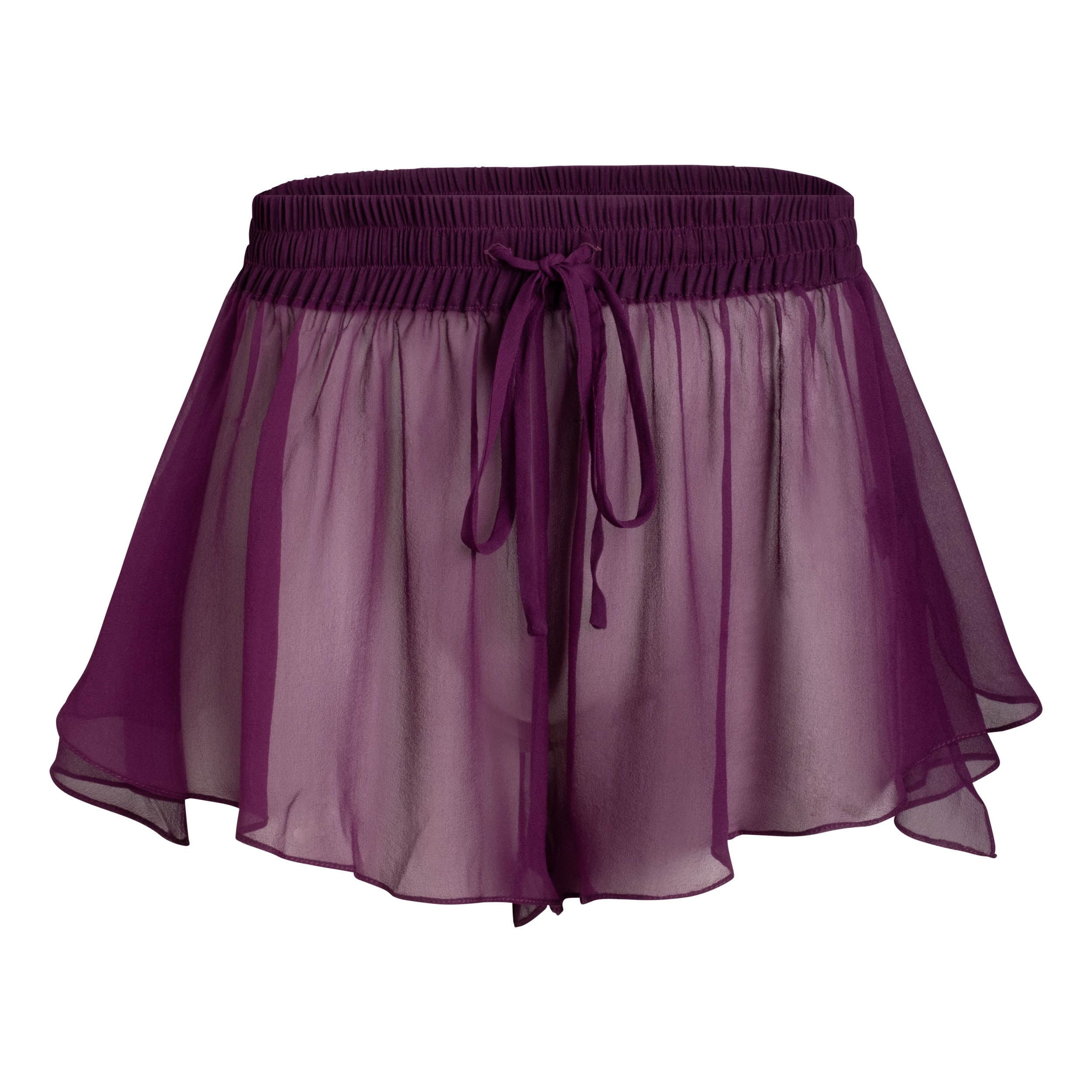 donna silk chiffon short in aubergine - Lingerie, Fashion, Clothes - #silk lingerie, aubergine, aubergine short, chiffon, eggplant, lingerie, loungewear, purple, purple short, purple silk, purple silk short, short, shorts, silk, silk chiffon, silk loungewear, silk short, tap short