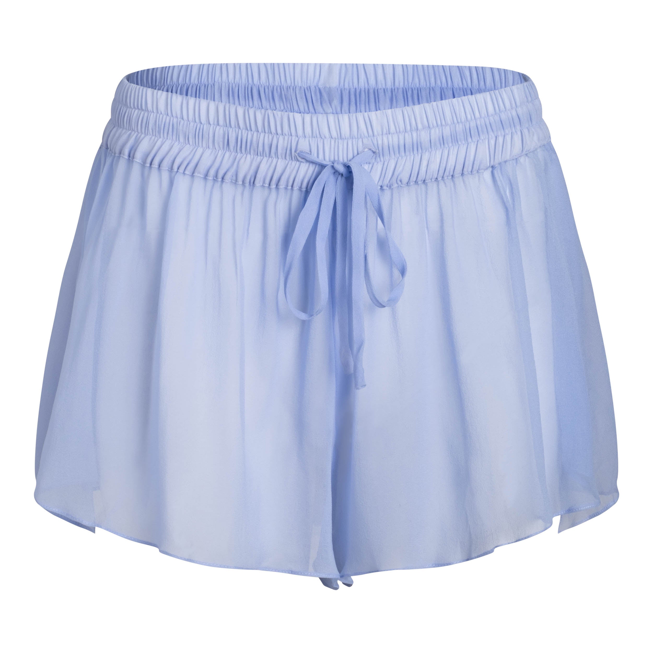 donna silk chiffon short in periwinkle blue - Lingerie, Fashion, Clothes - #silk lingerie, blue, blue short, blue silk, blue silk short, chiffon, lingerie, loungewear, periwinkle, periwinkle short, short, shorts, silk, silk chiffon, silk loungewear, silk short, tap short
