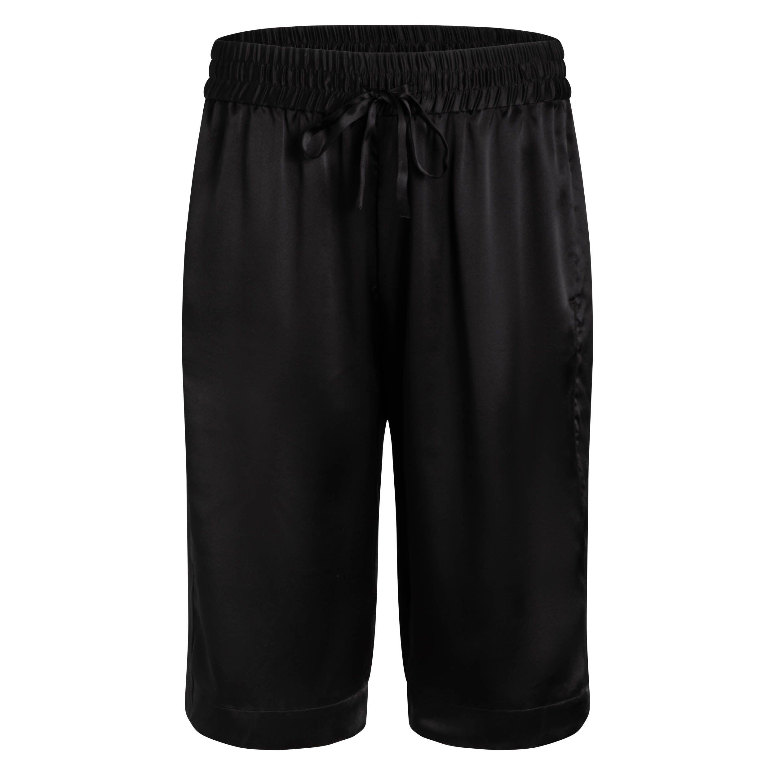 lola silk tuxedo bermuda short in noire - Fashion, Shorts (Women) - #silk lingerie, bermuda, bermuda short, black, black short, black silk, black silk short, lingerie, loungewear, noire, short, shorts, silk, silk bermuda short, silk loungewear, silk short