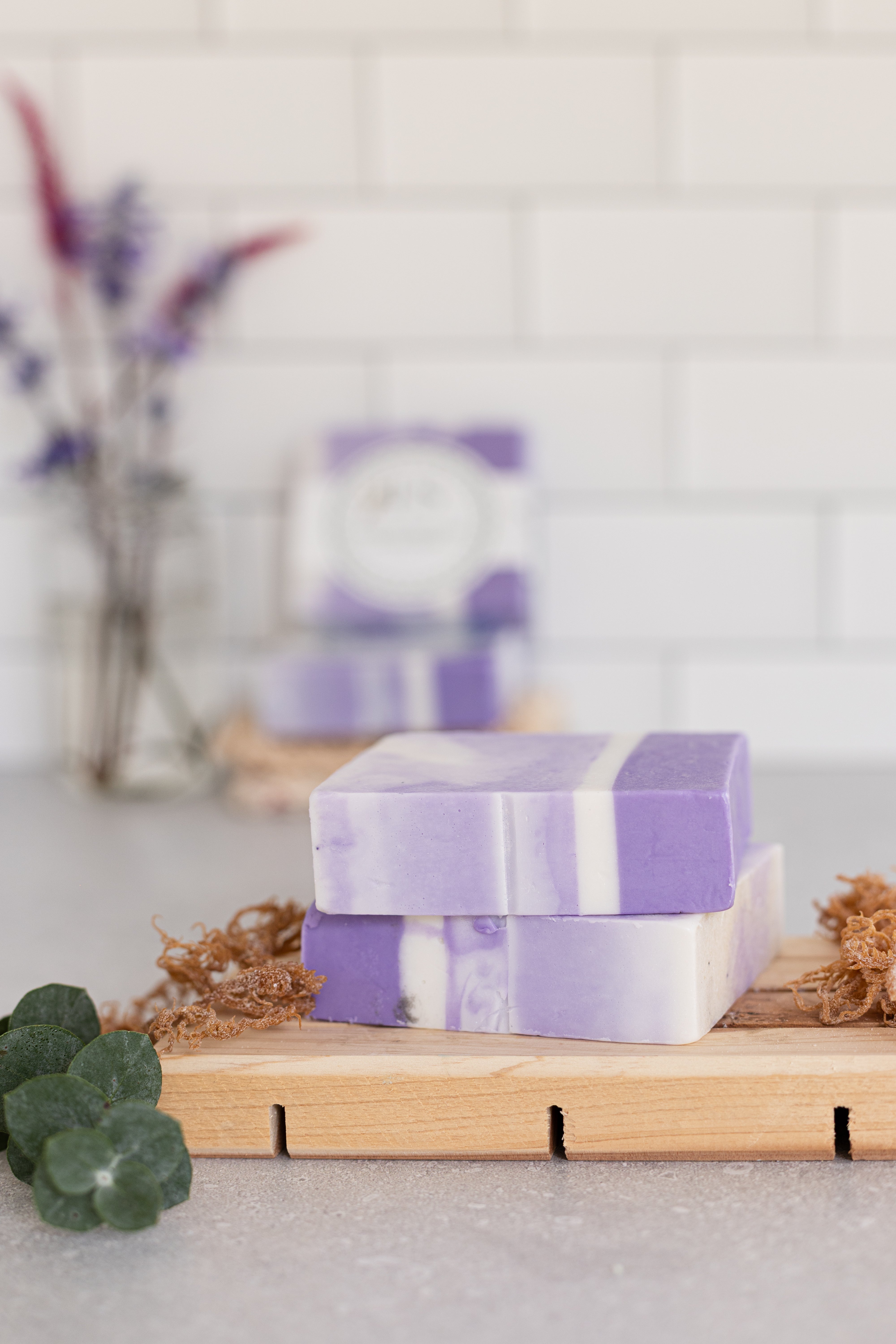 1996 Sleepy Time Lavender & Chamomile Sea Moss Soap – Calming Nighttime Bar - Beauty, Skincare, Soaps - sea moss