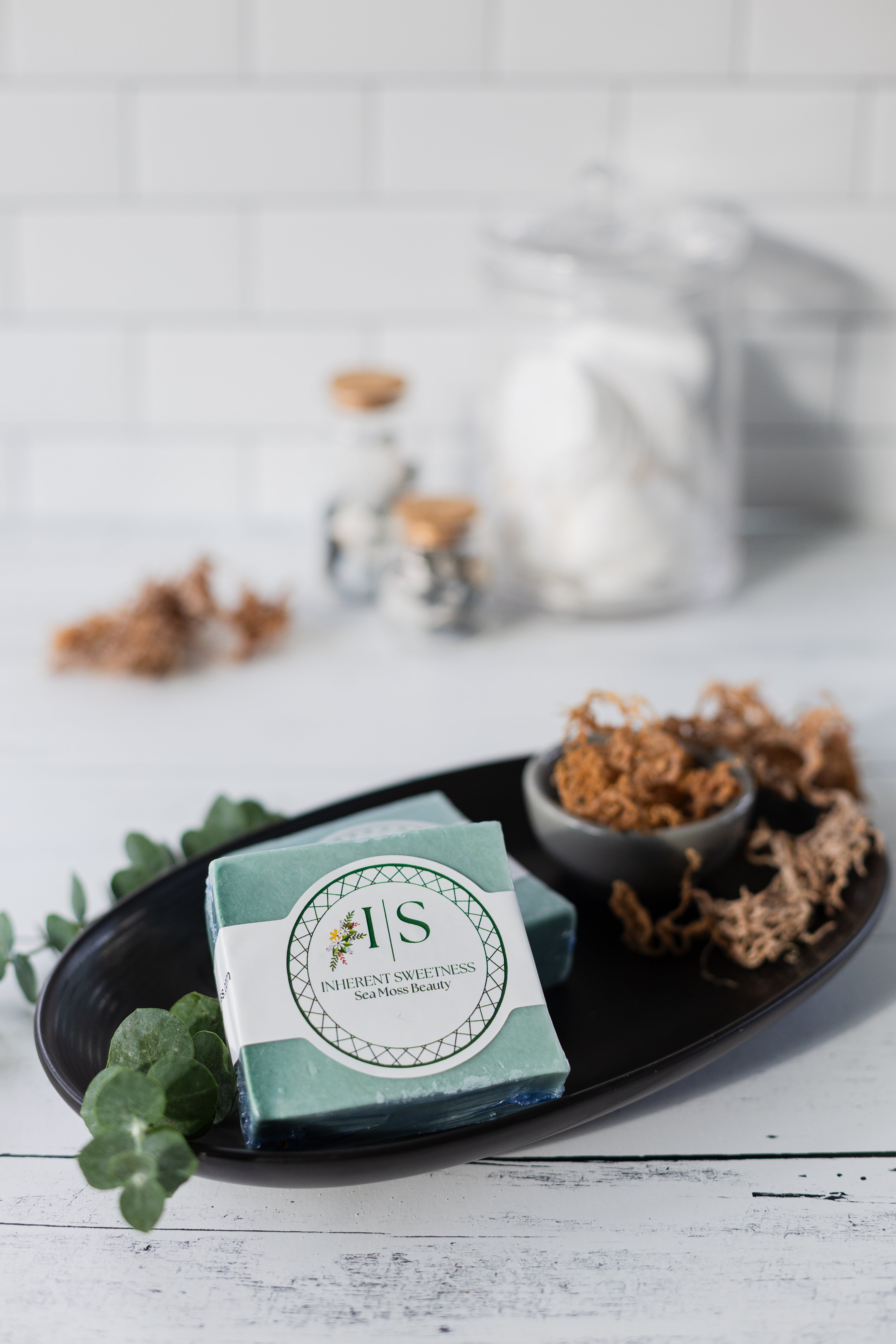 1997 Hydrating Lemongrass & Tea Tree Sea Moss Soap – Refreshing Revitalizing Bar - Beauty, Skincare, Soaps - sea moss