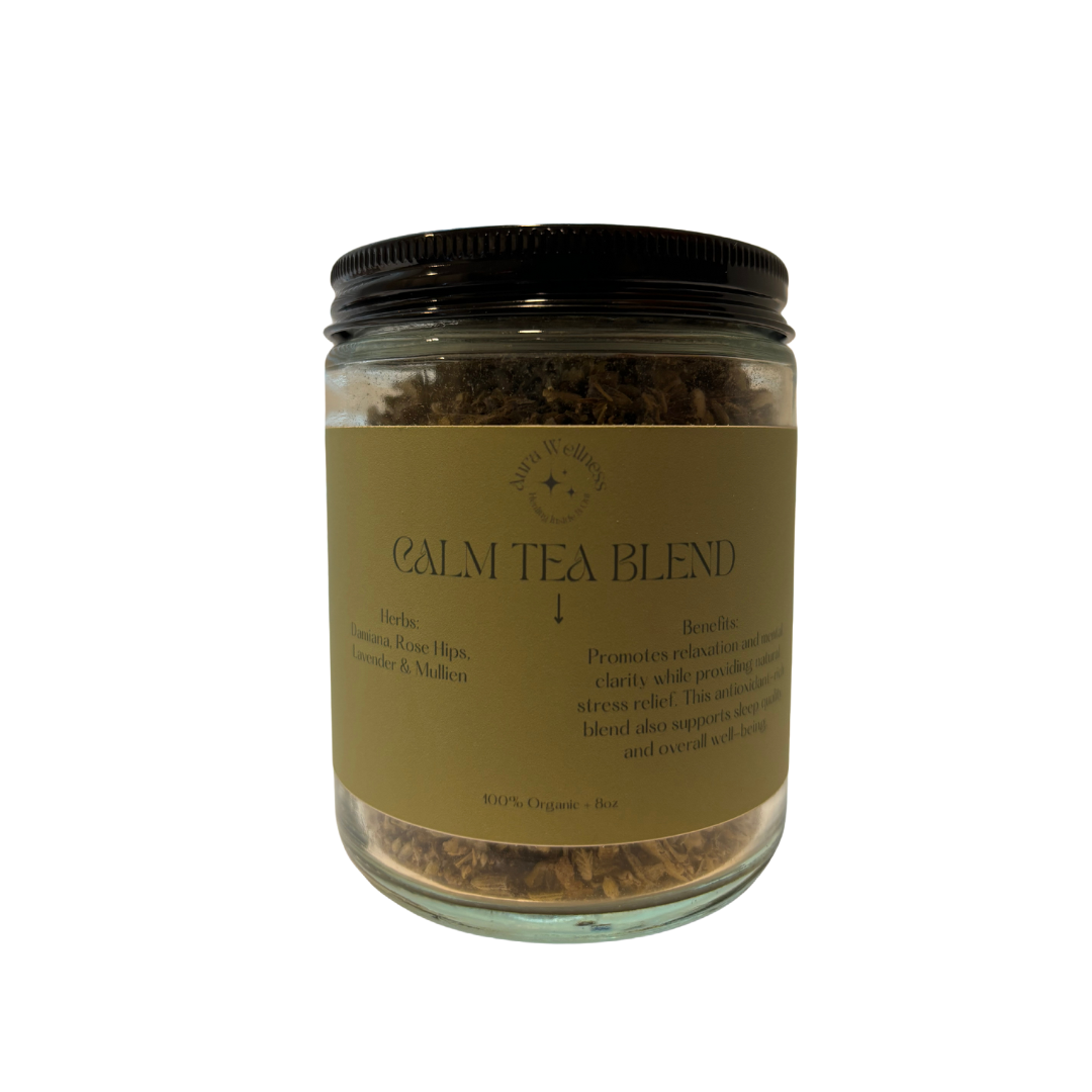 Calm Tea Blend – Stress Relief - Herbs / Teas - health, Herbal Tea, herbal teas, loose leaf tea, teas, wellness