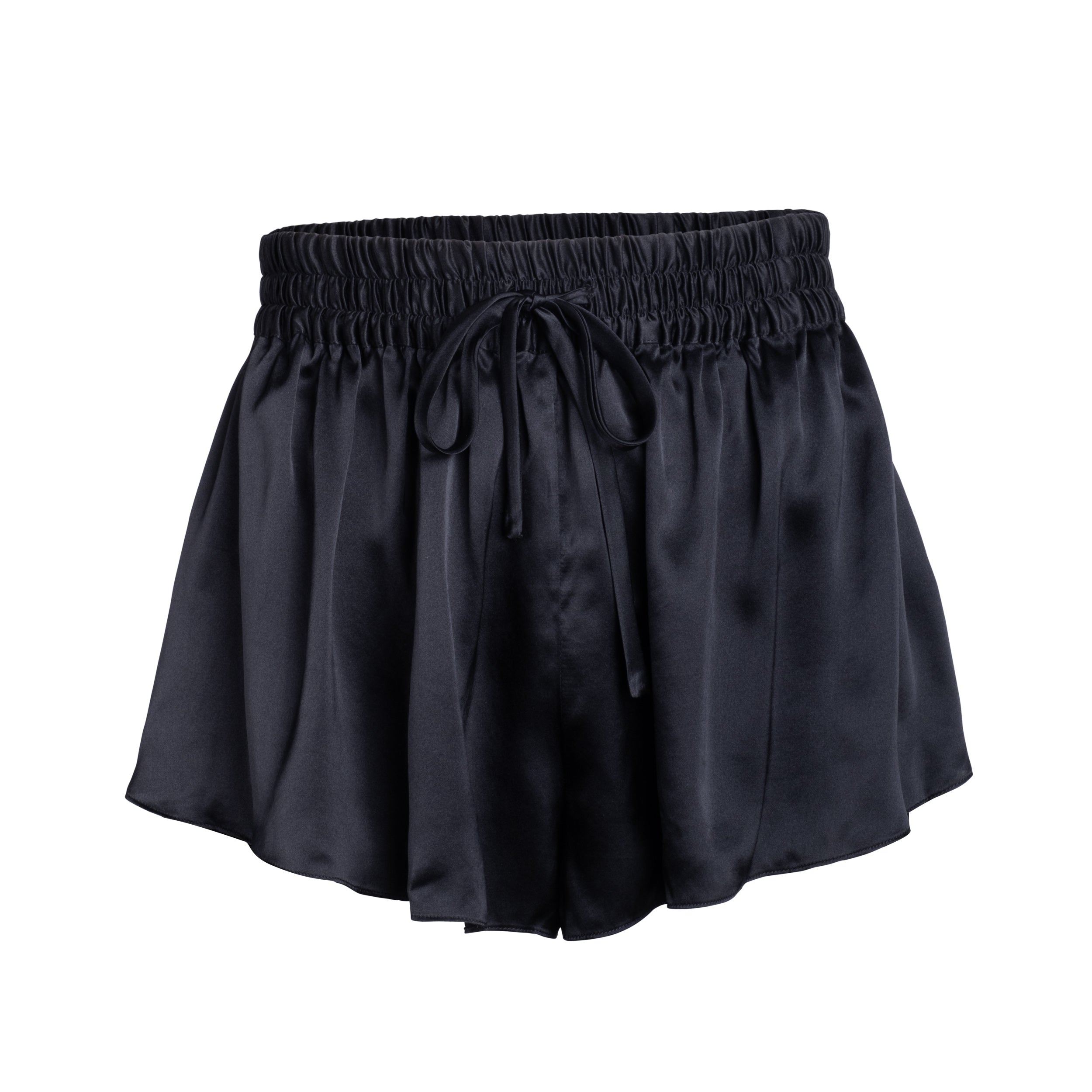 lola silk short in noire - Fashion, Shorts (Women) - #silk lingerie, black, black short, black silk, black silk short, lingerie, loungewear, noire, short, shorts, silk, silk loungewear, silk short, silk tap short, tap short