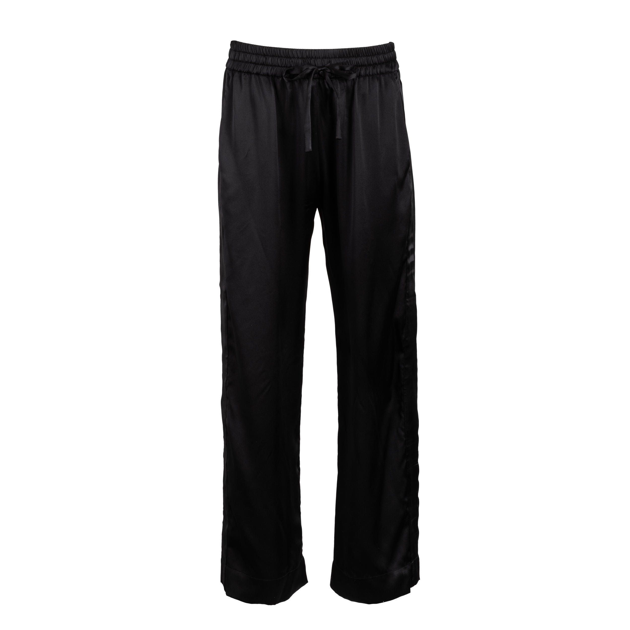 lola silk tuxedo pant in noire - Fashion, Clothes, Loungewear - #pajama set, #silk pajamas, #soft, black, casual, charmeuse, lounge, noire, pajama, pajama pant, pajamas, Pant, silk, silk loungewear, silk sets, silky