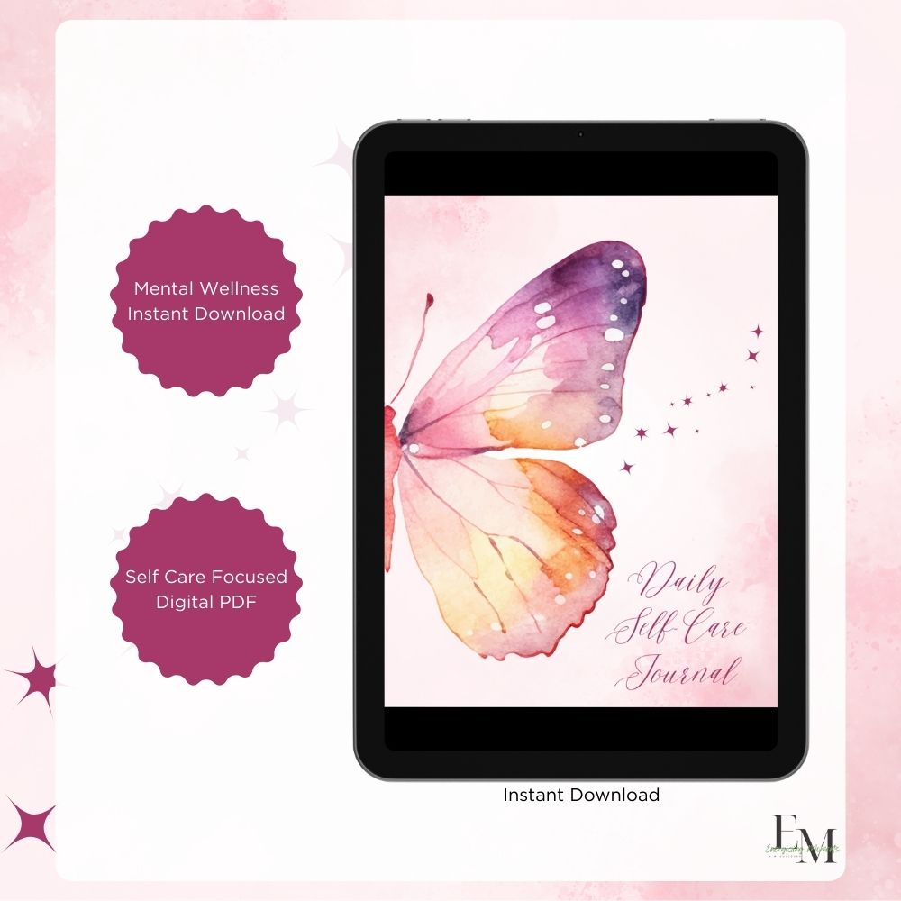 Mental Health Digital Planner - Care Boxes, Stationery, Books, Mental Health, Prints (Printable/Downloadable) - **Mental Health Digital Planner tags:** Mental Health Planner, anxiety journal, daily check in, digital download, digital planner, emotional wellness, Energizing Moments, GoodNotes planner, iPad planner, Kindle Scribe planner, mental wellness planner, mood tracker, planner for women, printable planner, reflection journal, self care journal, self care planner, stress relief planner, wellness planner