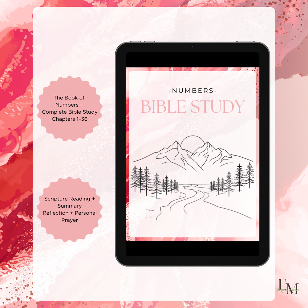 Numbers Complete Bible Study - Care Boxes, Stationery, Books, Mental Health - **Numbers Complete Bible Study tags:** Numbers Bible Study, Bible study for women, Bible study journal, Bible study workbook, Christian digital product, Christian self care, Christian workbook, digital Bible study, digital workbook, Energizing Moments, faith resource, GoodNotes Bible study, guided Bible study, Kindle Scribe Bible study, Numbers study, Old Testament study, printable Bible study, scripture study, spiritual growth