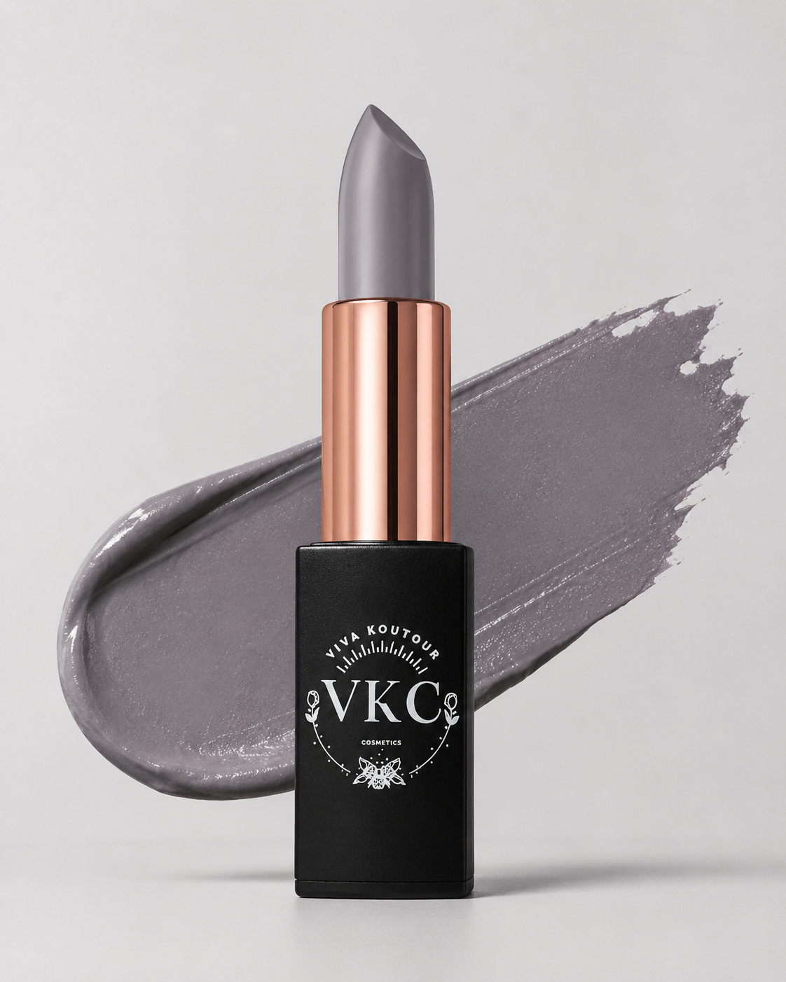 Ash Cream Lipstick – Hydrating Gray Shade with High-Shine Finish - (Uncategorized) - Cream Lipsticks, Lipstick, Viva Koutour Cosmetics