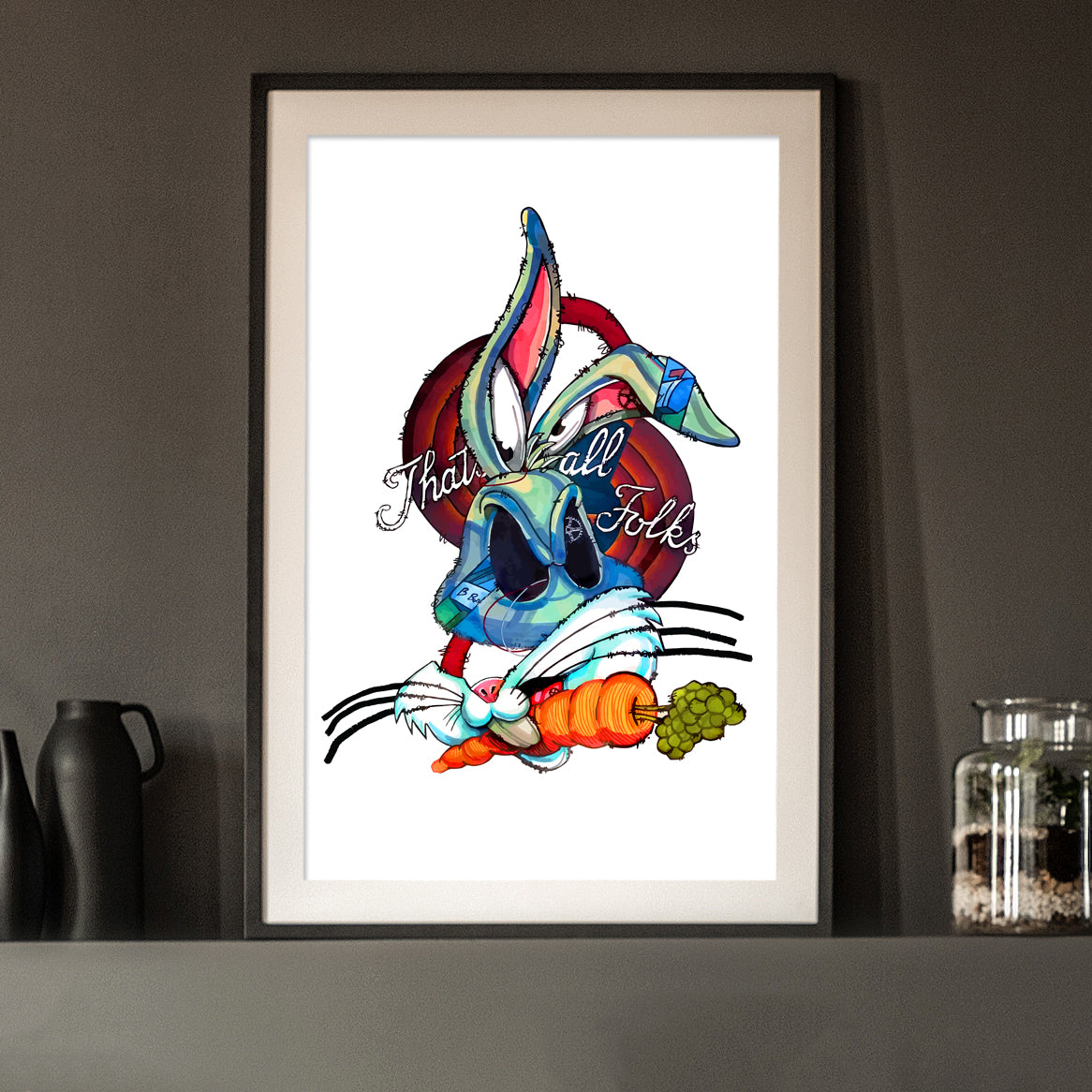 “That’s All Folks” Print - Art, Prints / Wall Art, (Uncategorized)