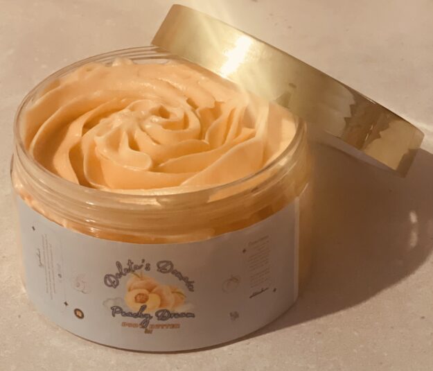 Peachy Dream Body Butter - Lotions - #bodybutters, deletasdomain, peach, yellowandorange