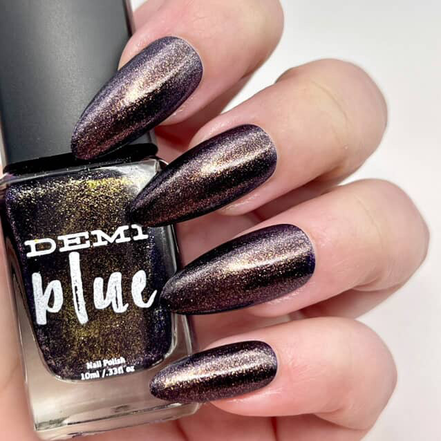 Date Night – Shimmer Dark Purple & Black Vegan Nail Polish - Nail Polish, Nails, Beauty, (Uncategorized)