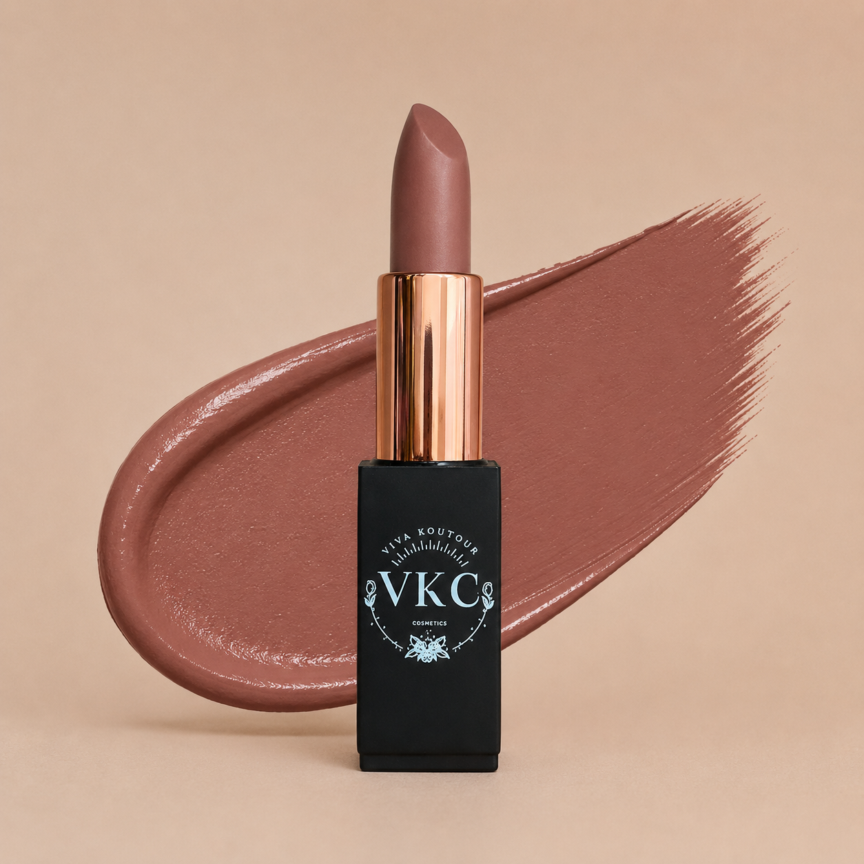 Glamour Girl Cream Luxury Lipstick – Nudeish Brown Mini (5g) - (Uncategorized) - Cream Lipsticks, Lipstick, Viva Koutour Cosmetics