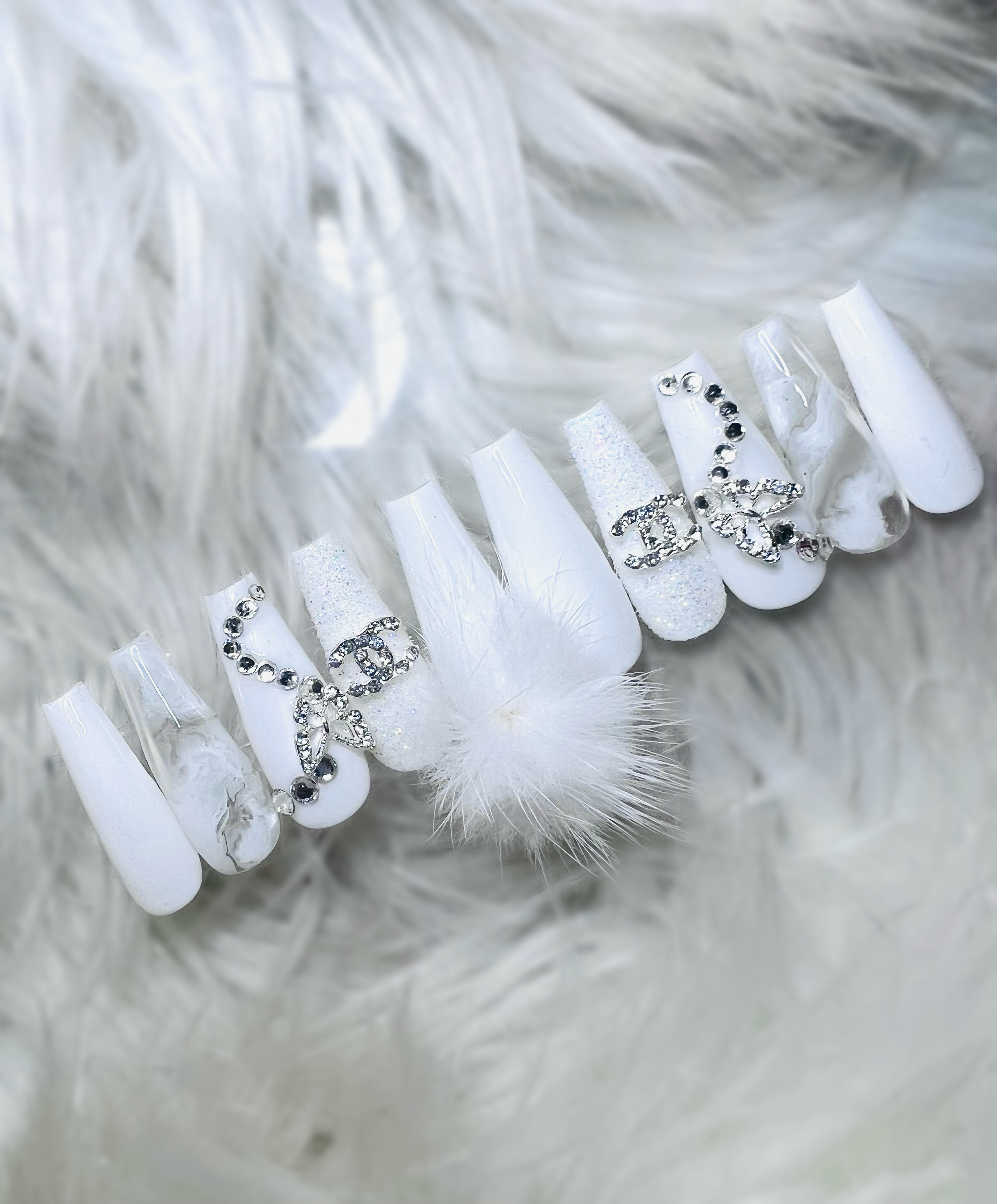 Angel - Nails, Beauty, Nail Press-ons - christmas, winter