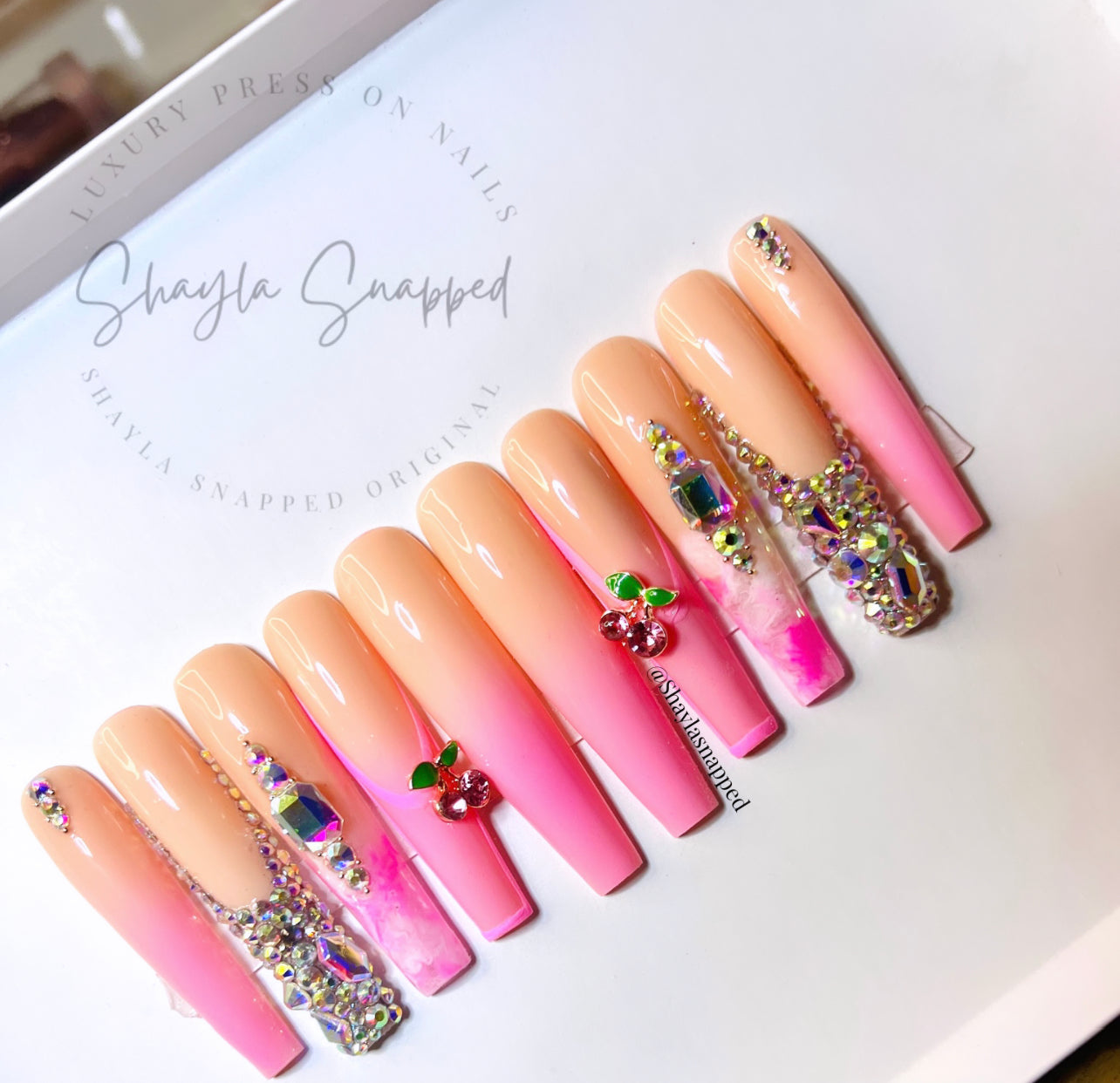 Cherry On Top - Nail Press-ons, (Uncategorized)