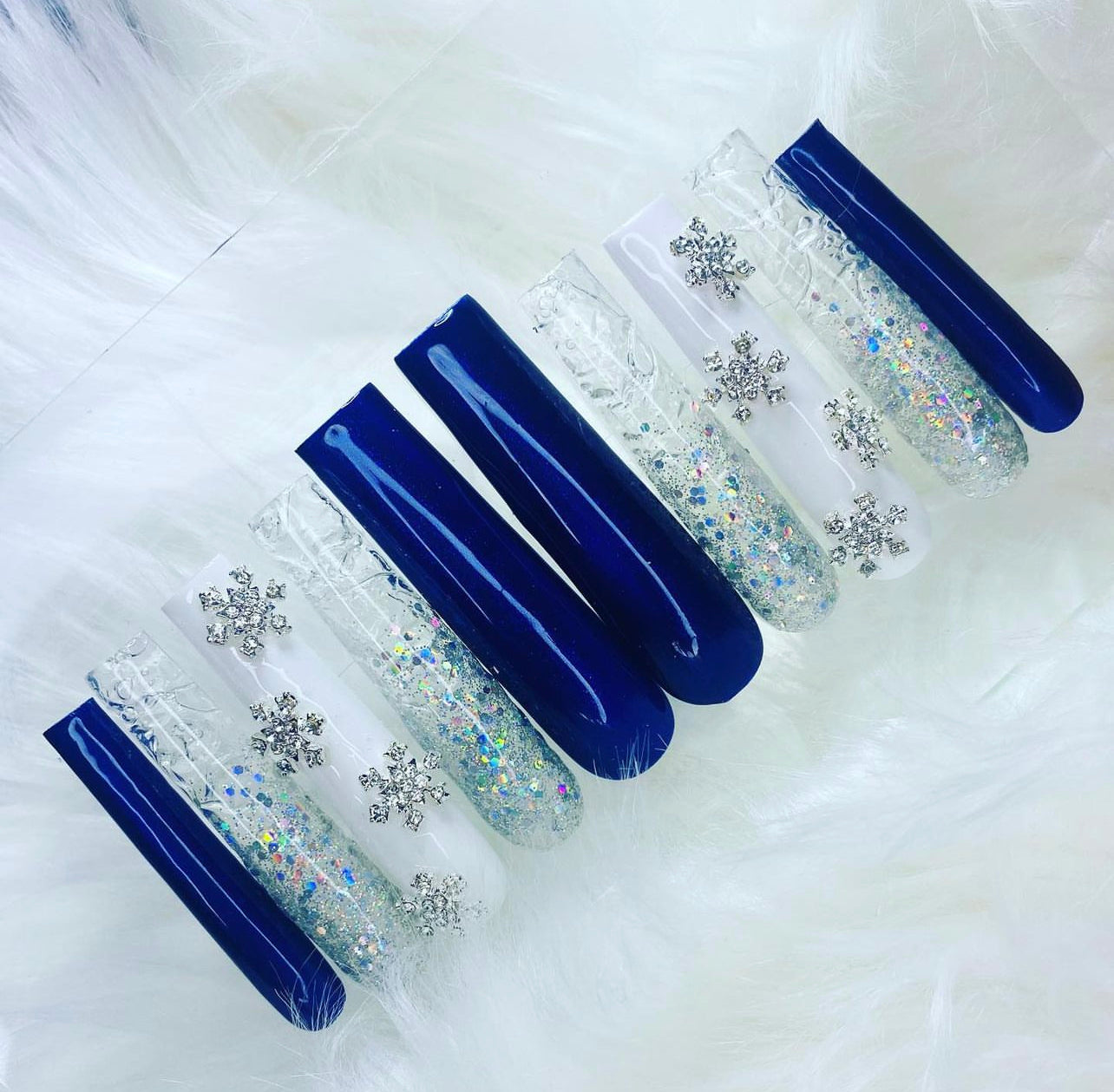 Let It Snow - Nail Press-ons, (Uncategorized) - christmas, winter
