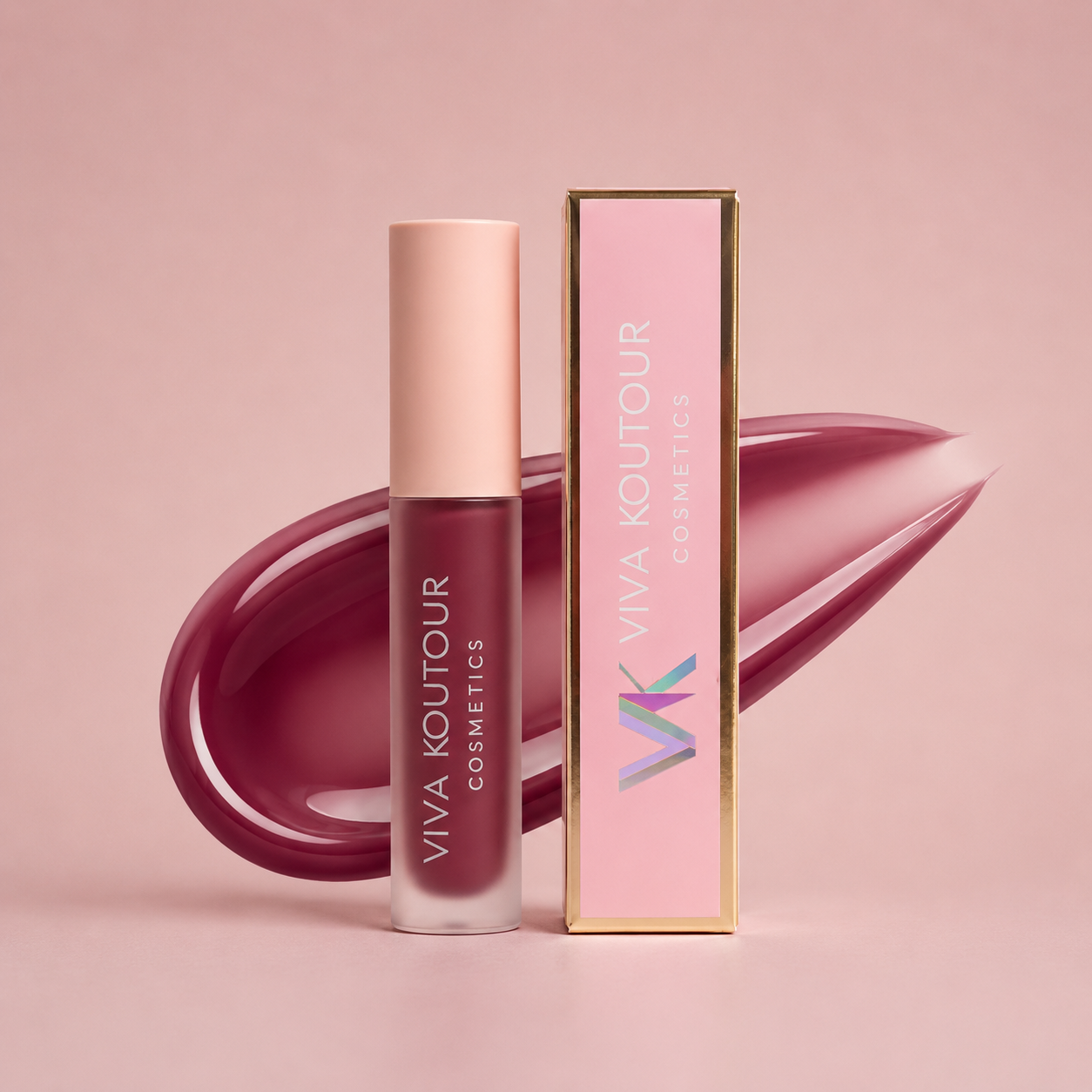Deep Burgundy Lip Gloss – Hydrating Non-Sticky Shine - Lip Gloss