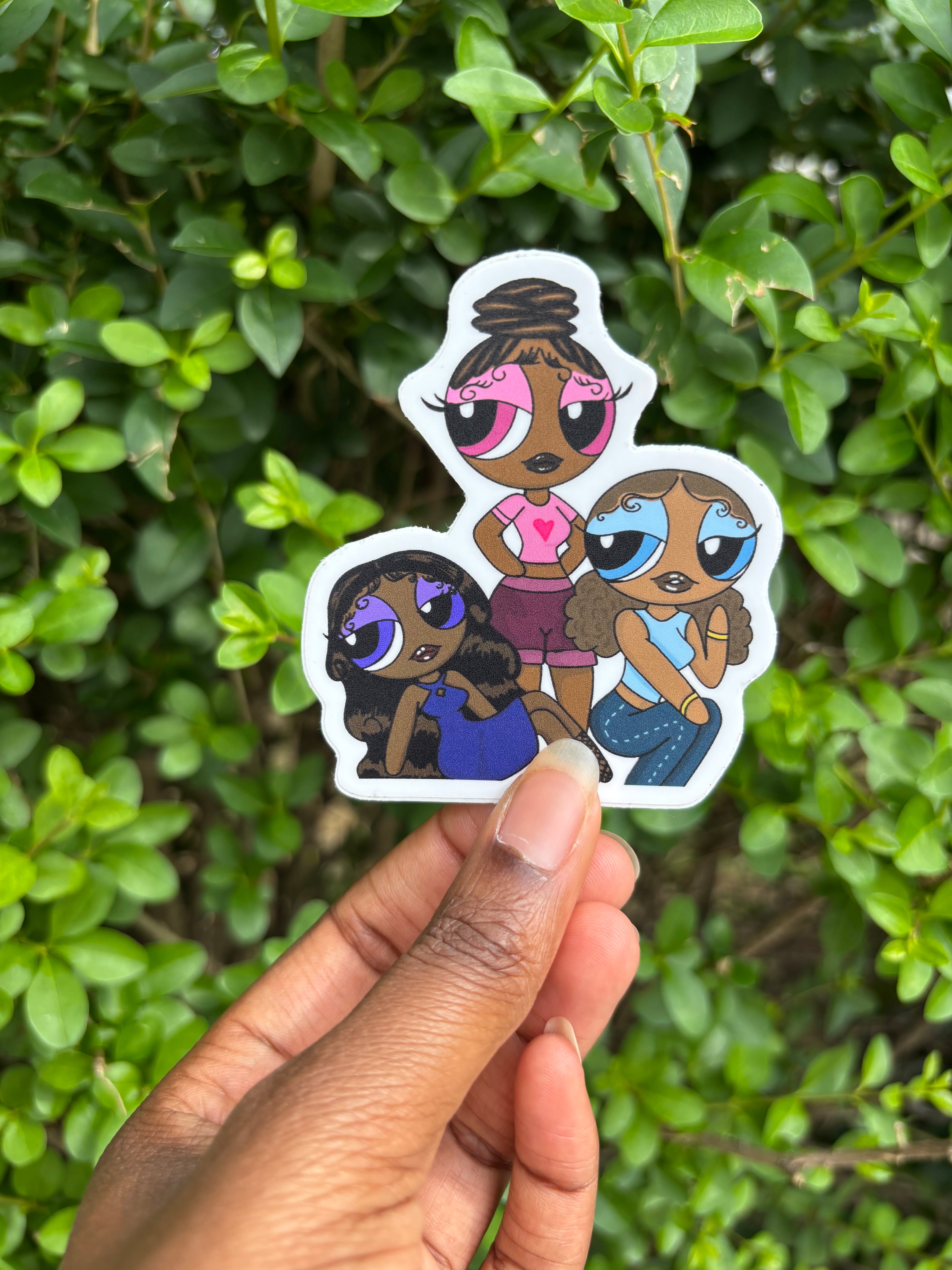 PowerPuff Girl Sticker - Art, Stickers