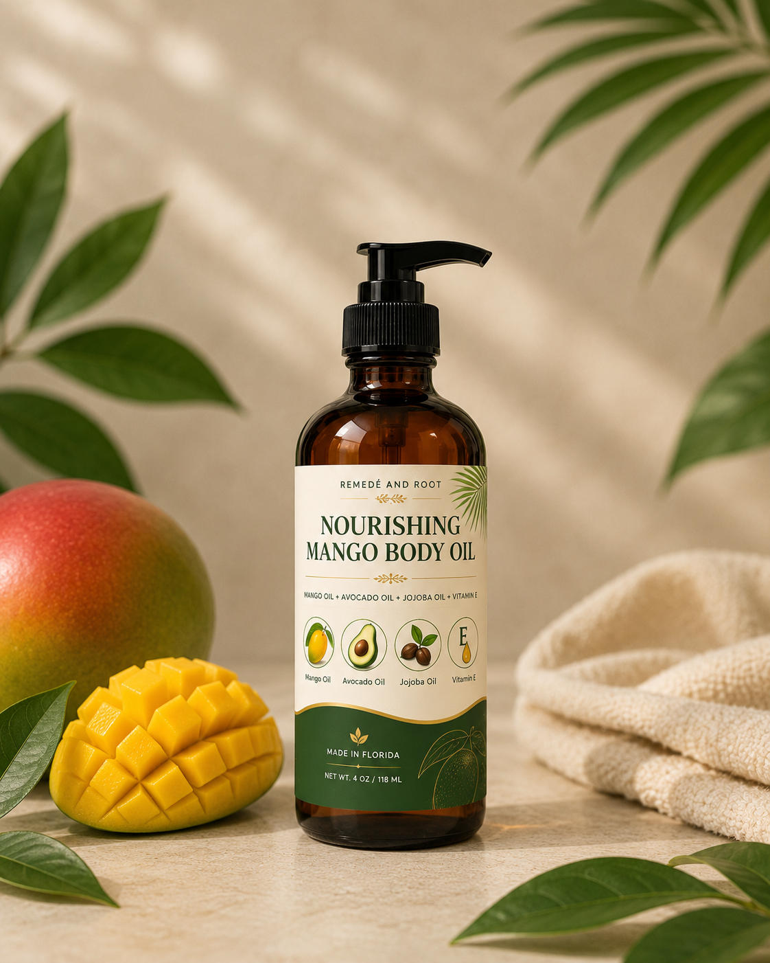 Nourishing Mango Body Oil - Beauty