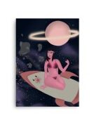 Surfin’ Cosmos Print - Prints / Wall Art - alt darling, art